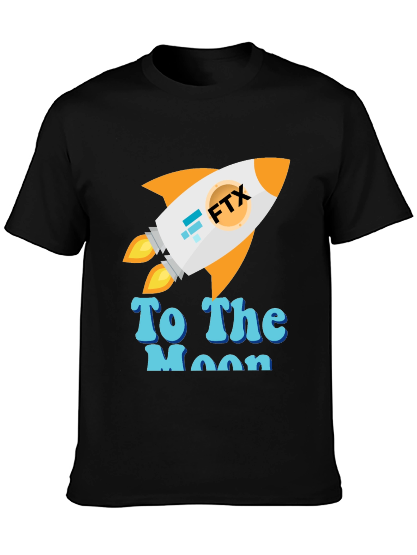 FTX To The Moon T-Shirt - Crypto Rocket