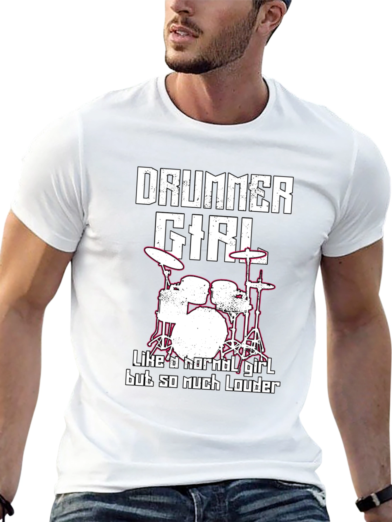 Drummer Girl T-Shirt - Loud and Proud!