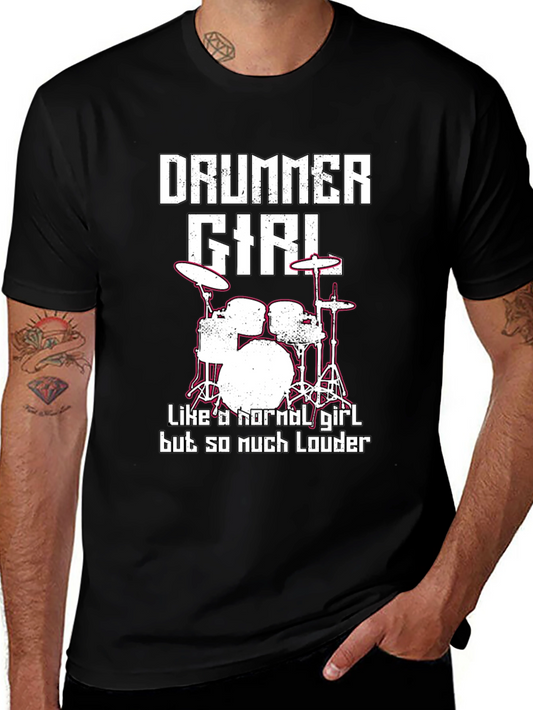 Drummer Girl T-Shirt - Loud and Proud!