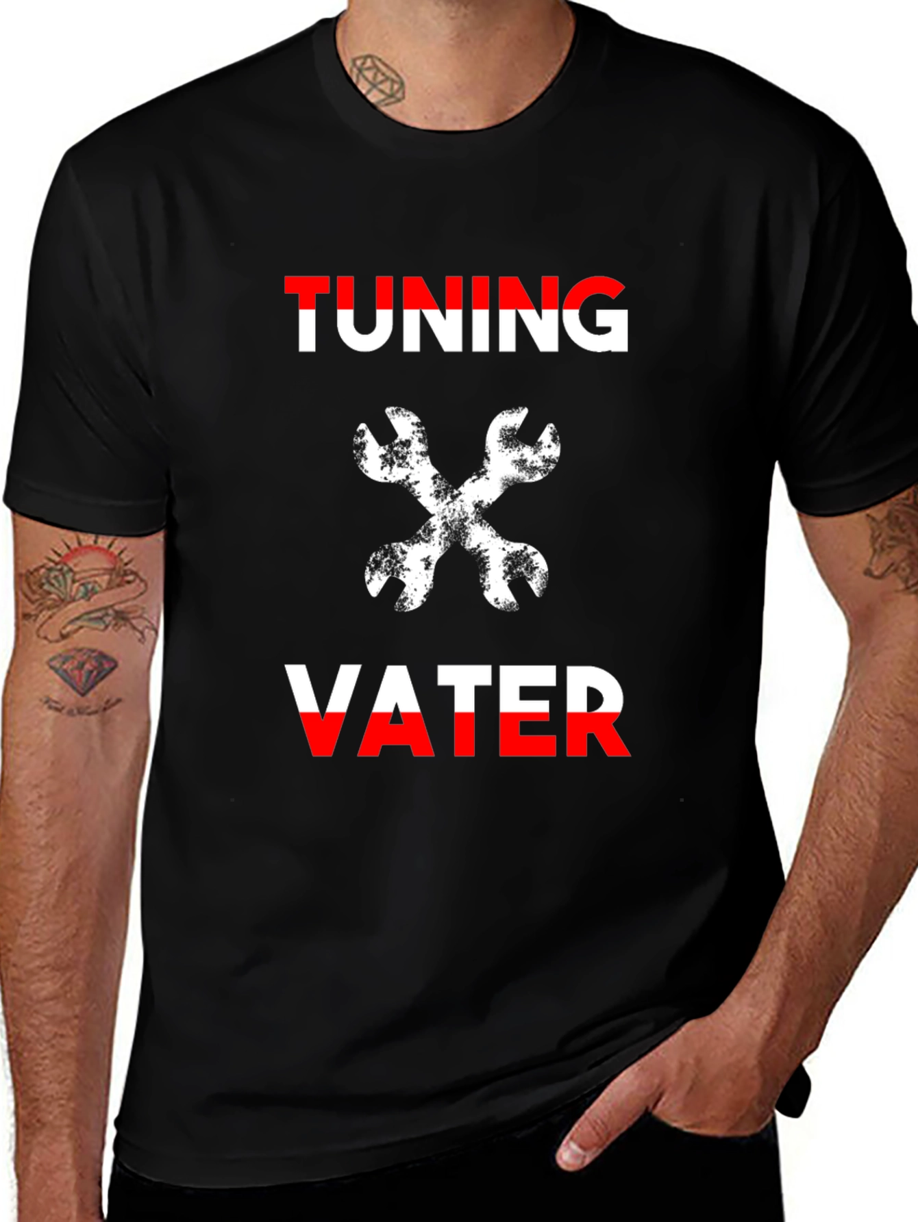 Tuning Vater Graphic T-Shirt - Mechanic Dad Gift