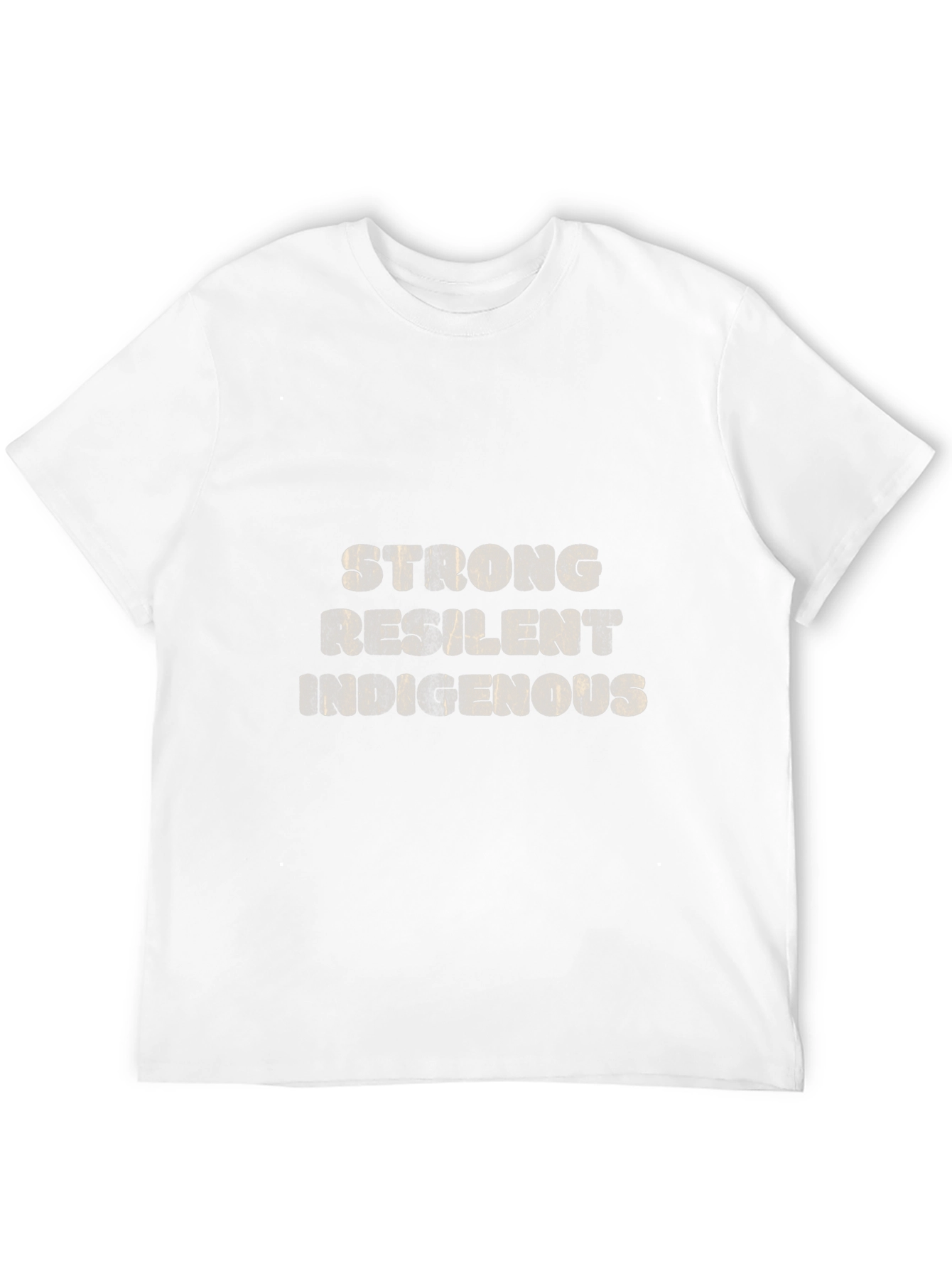 Strong Resilient Indigenous Black T-Shirt