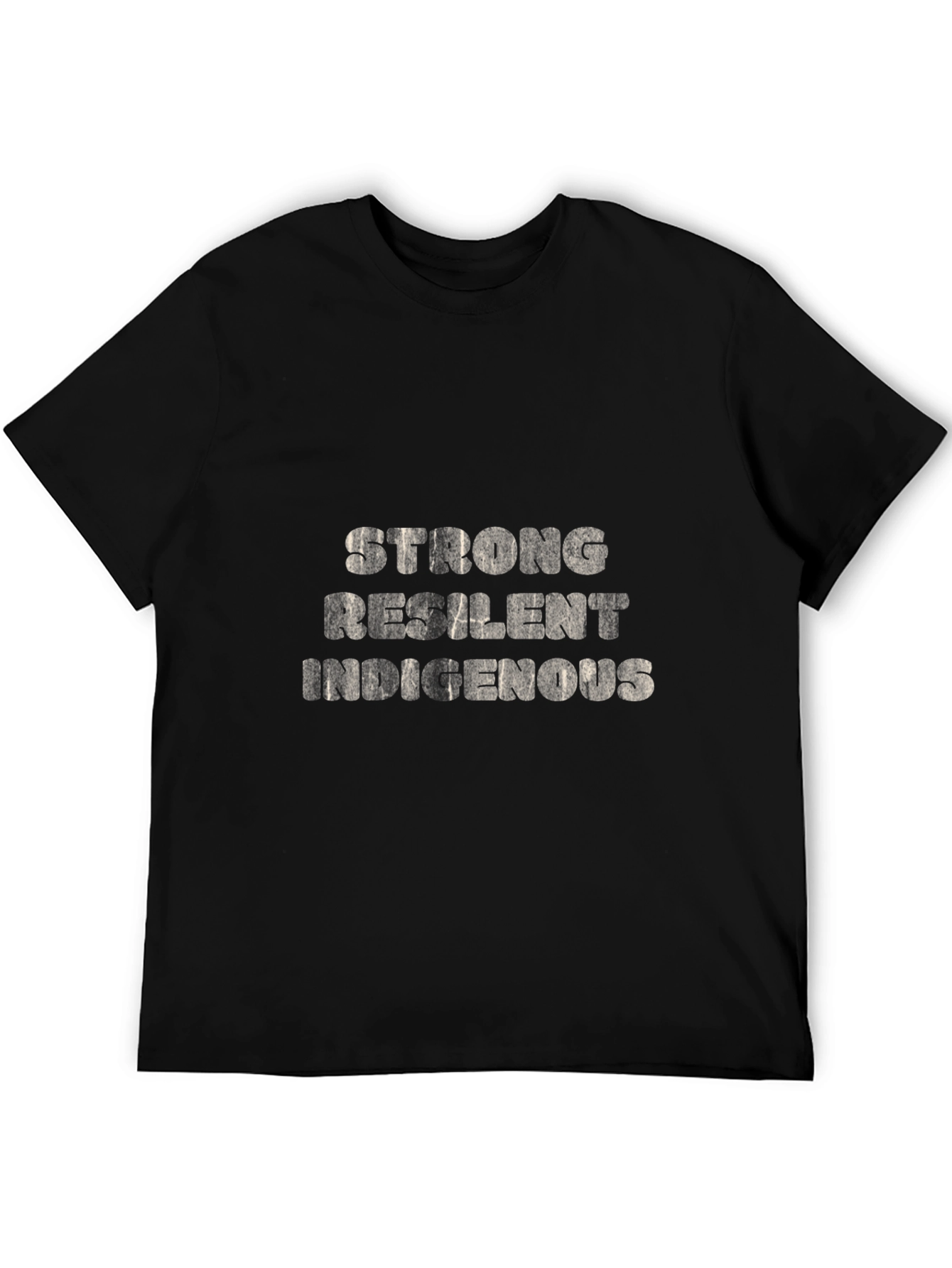 Strong Resilient Indigenous Black T-Shirt