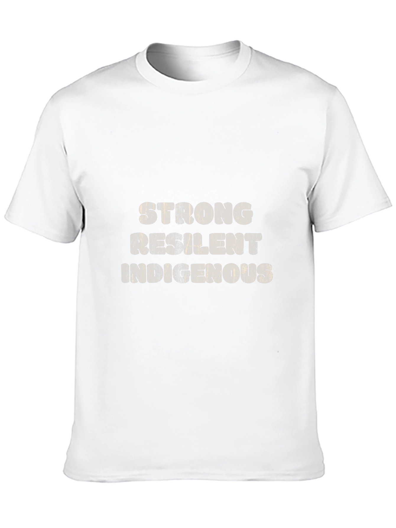 Strong Resilient Indigenous Black T-Shirt
