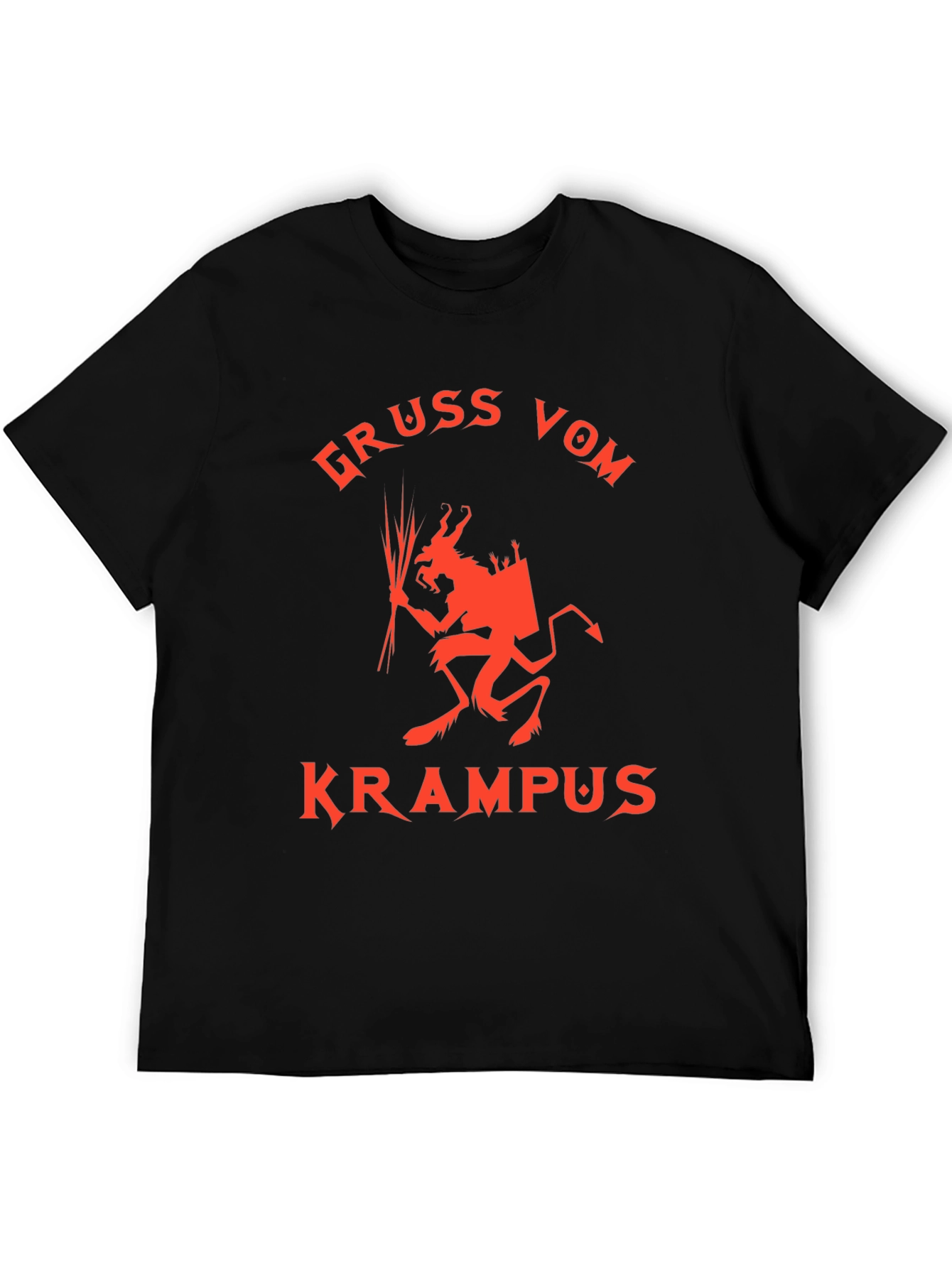 Gruss Vom Krampus Graphic Tee - Festive Holiday Shirt