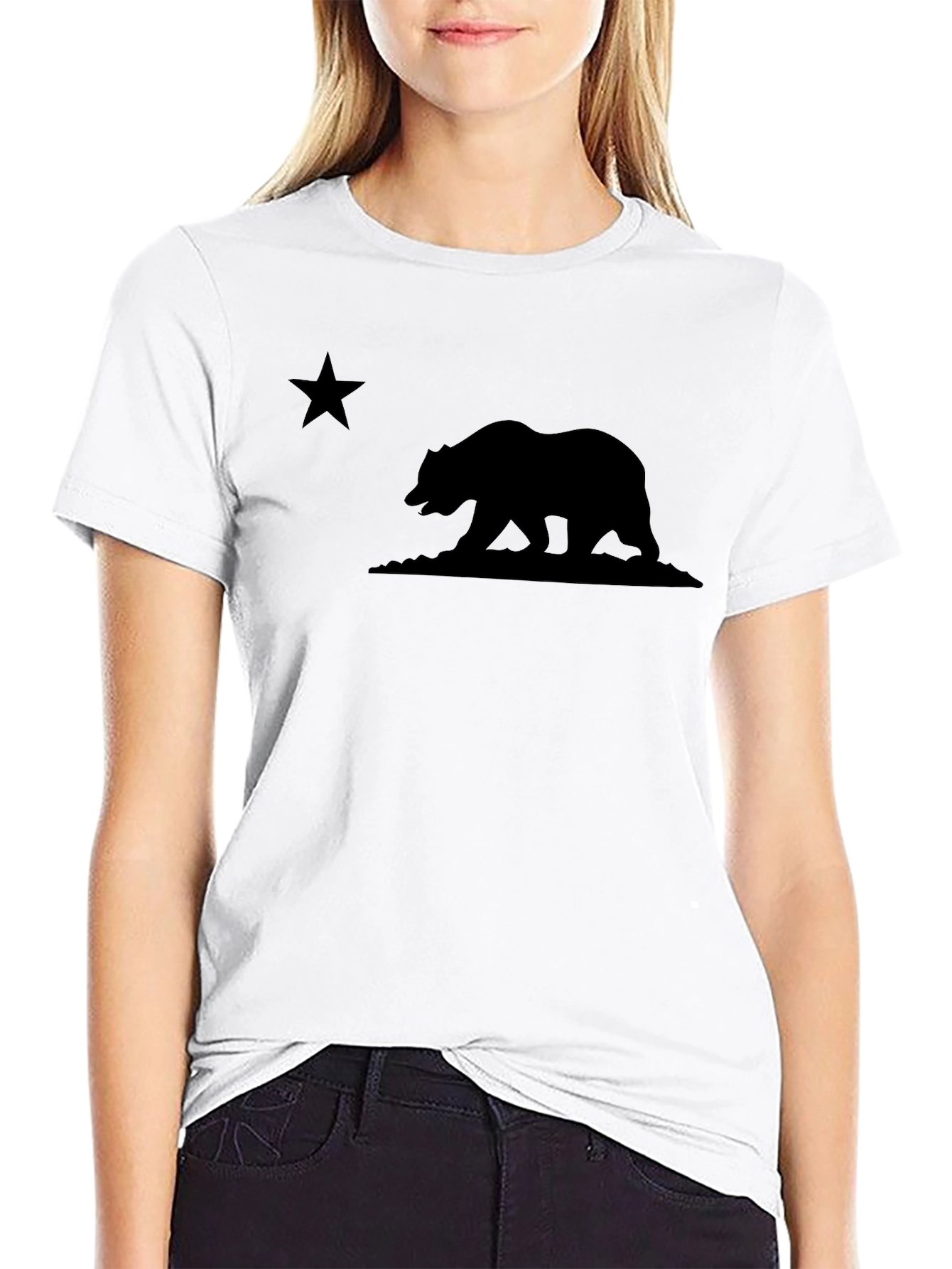 California Bear Flag Graphic Tee - Mens