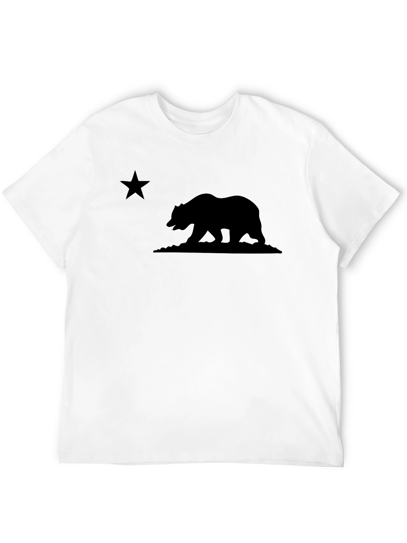 California Bear Flag Graphic Tee - Mens