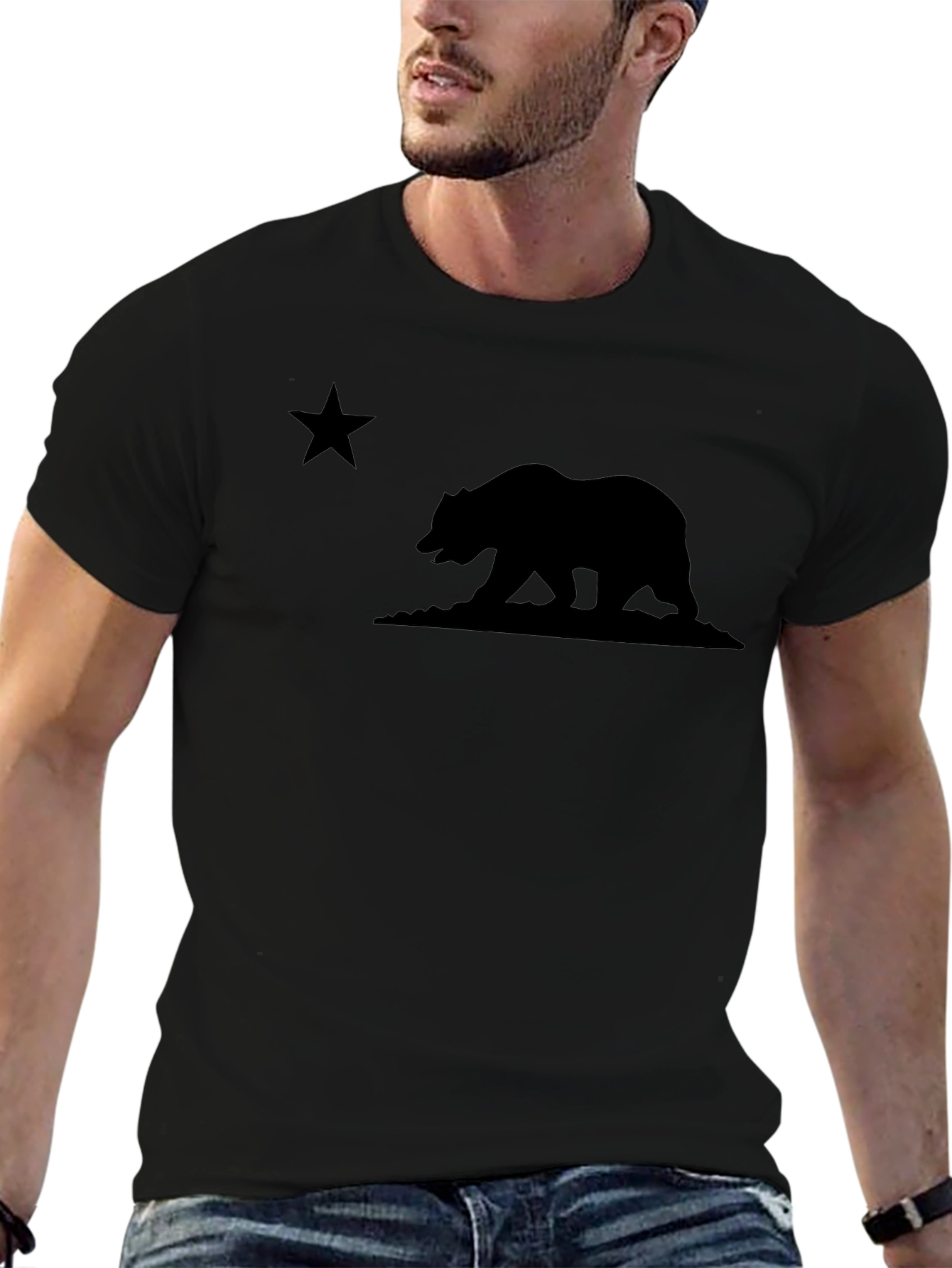 California Bear Flag Graphic Tee - Mens