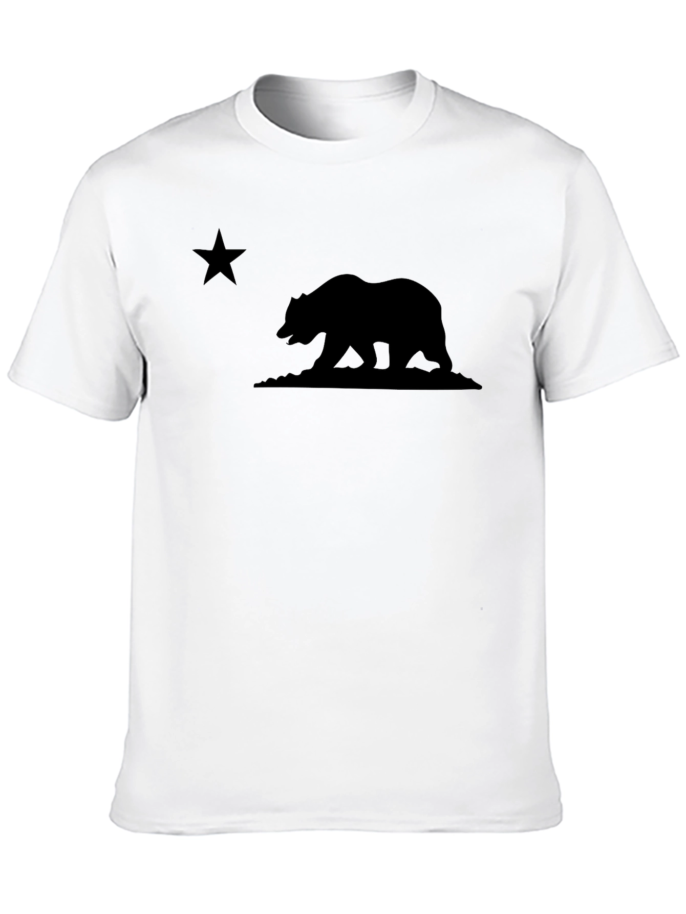 California Bear Flag Graphic Tee - Mens