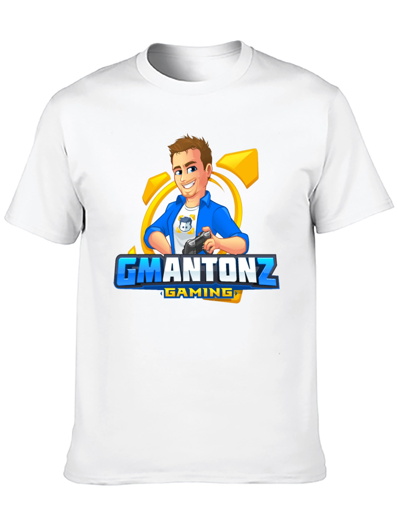 GMANTONZ Gaming Black T-Shirt