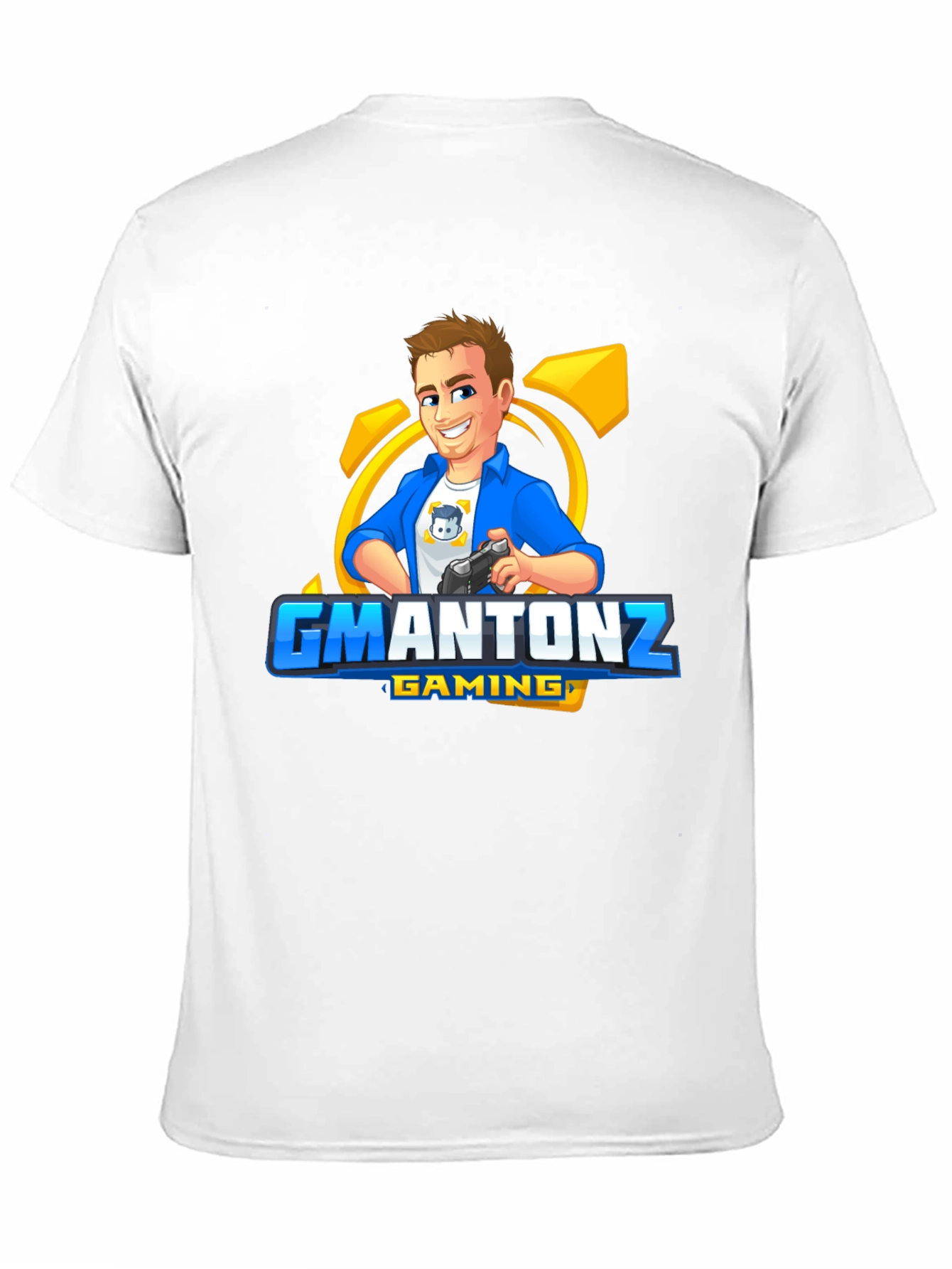 GMANTONZ Gaming Black T-Shirt