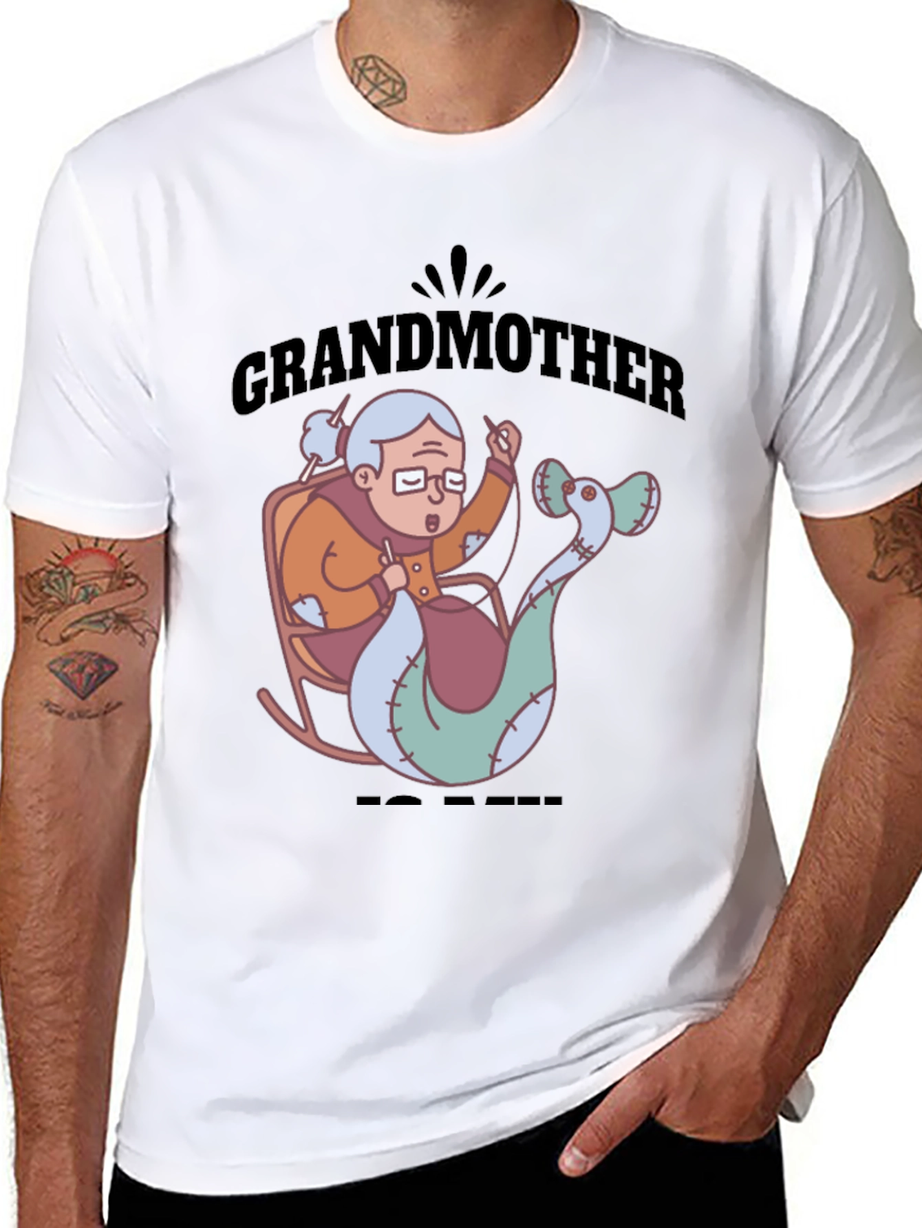 Grandmother Is Knit T-Shirt