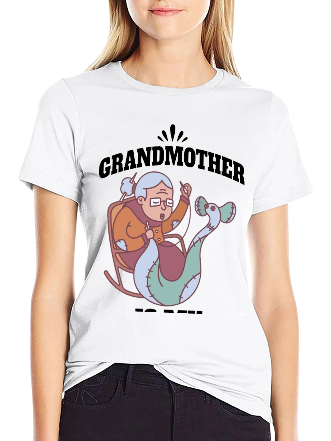 Grandmother Is Knit T-Shirt