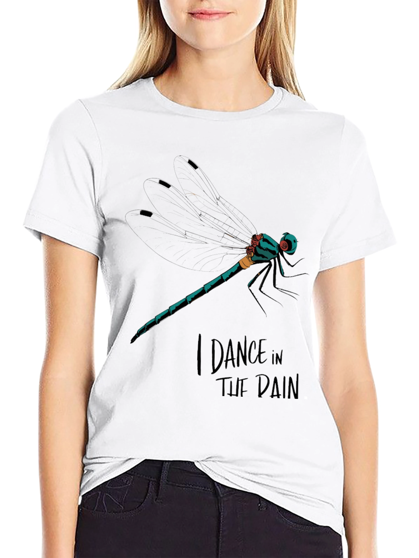 Dragonfly Graphic T-Shirt - I Dance in the Pain