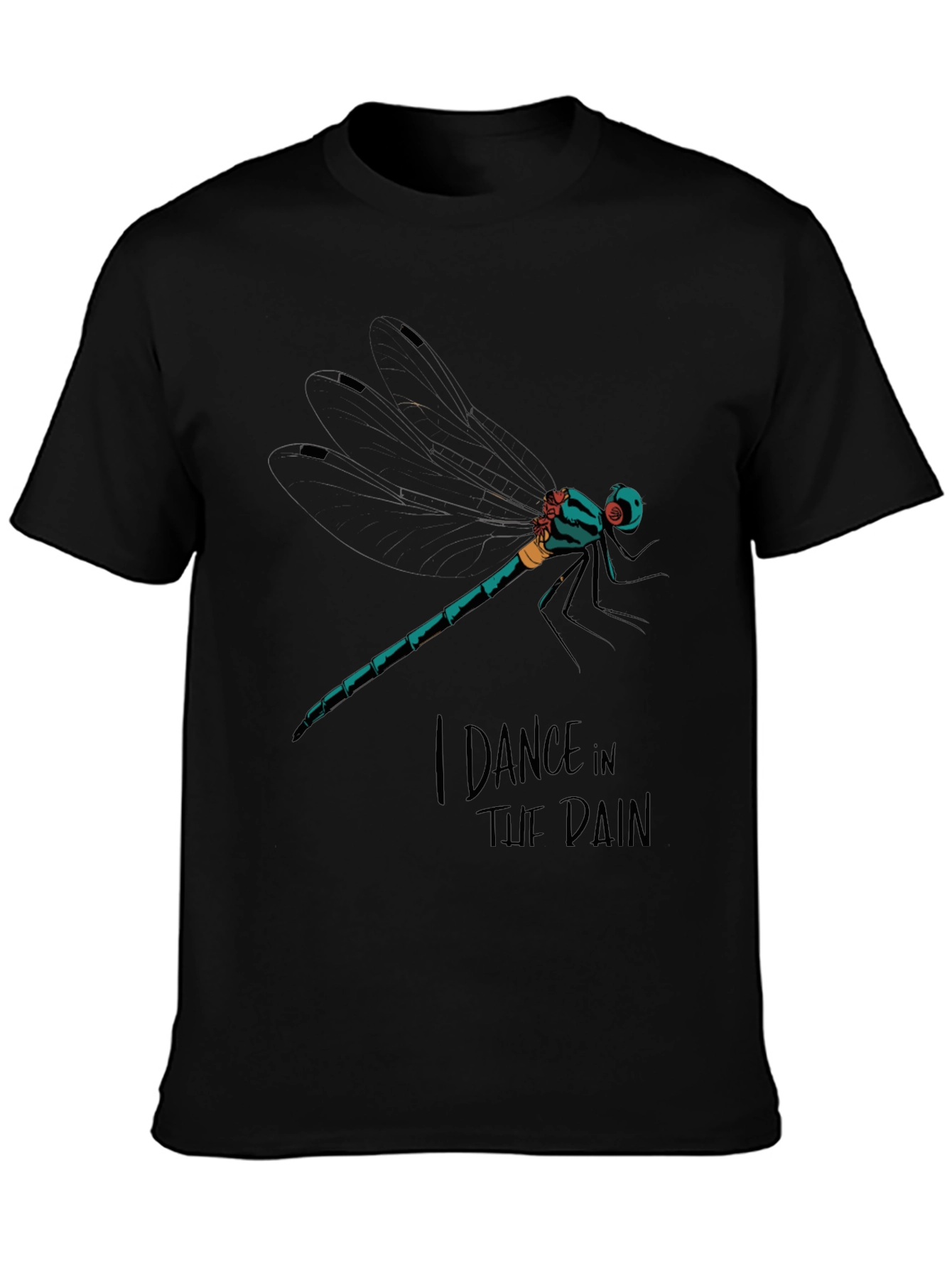 Dragonfly Graphic T-Shirt - I Dance in the Pain