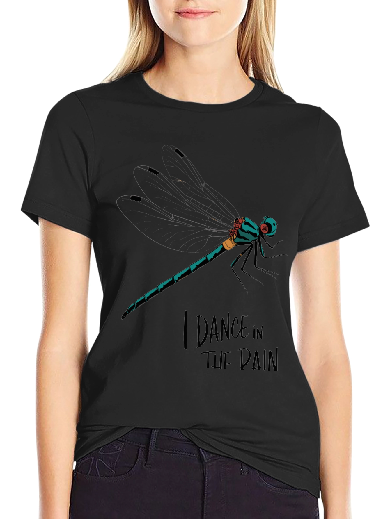 Dragonfly Graphic T-Shirt - I Dance in the Pain