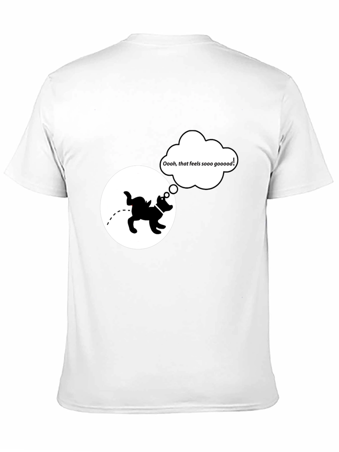 Funny Dog T-Shirt: Relief Humor