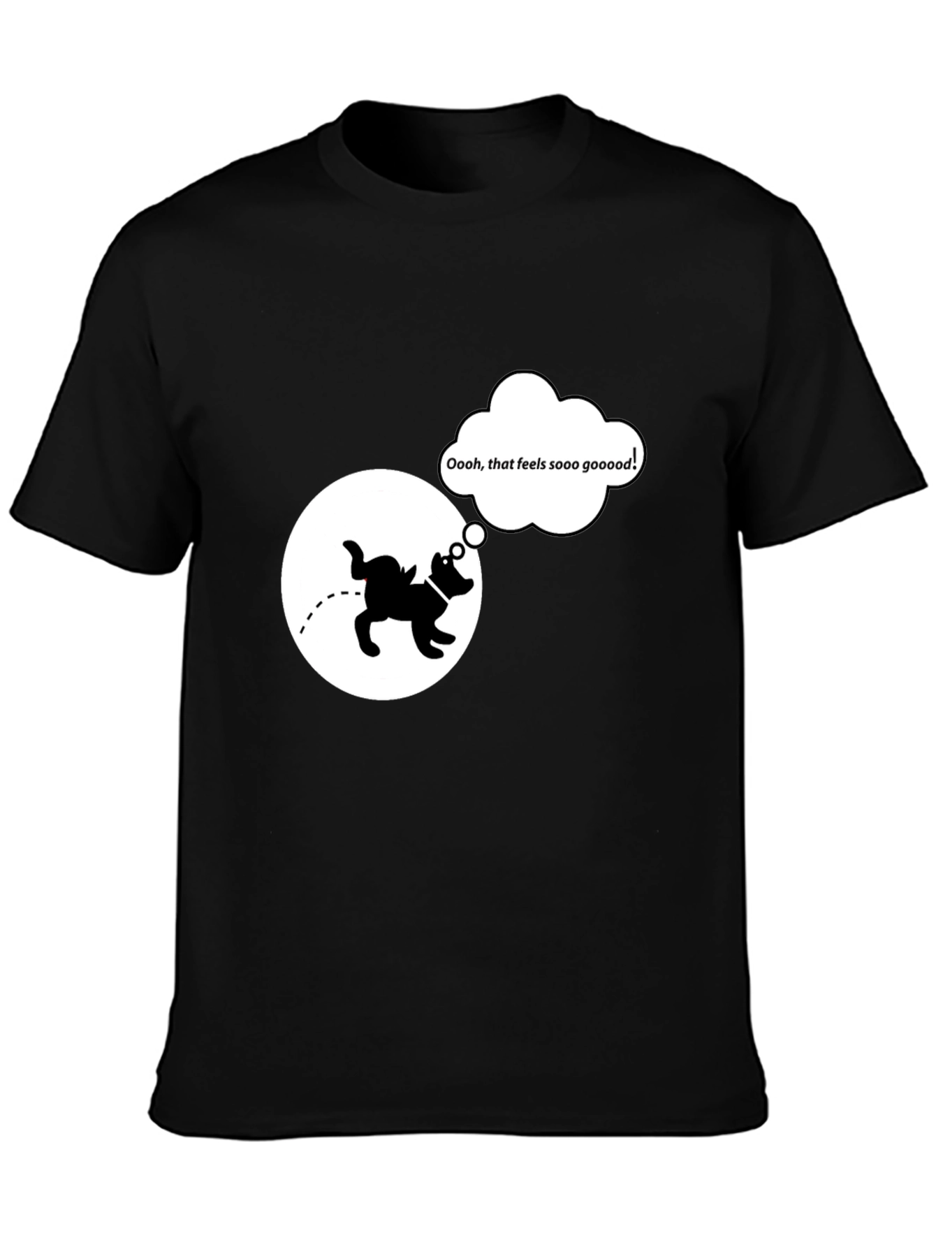 Funny Dog T-Shirt: Relief Humor