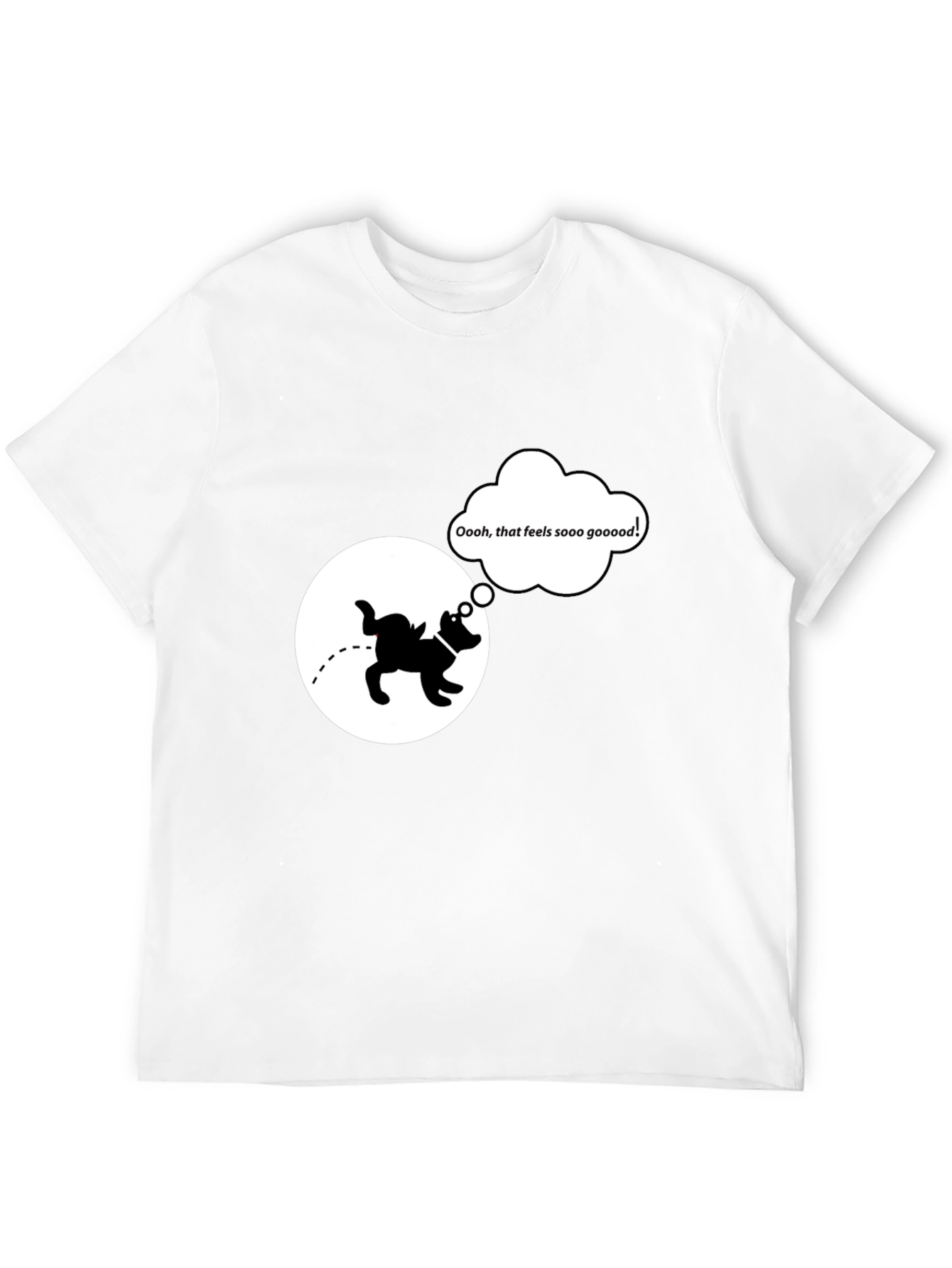 Funny Dog T-Shirt: Relief Humor