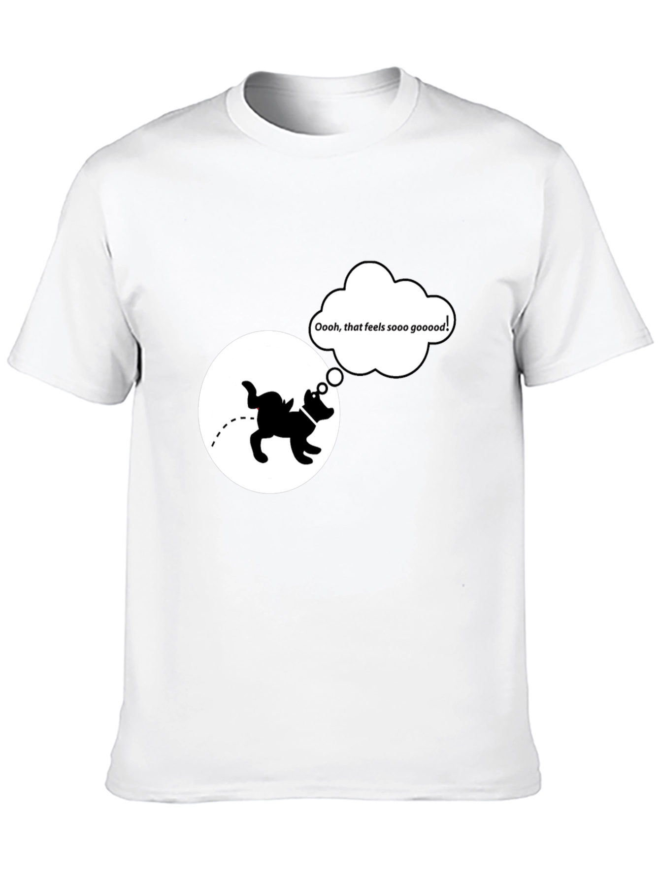 Funny Dog T-Shirt: Relief Humor