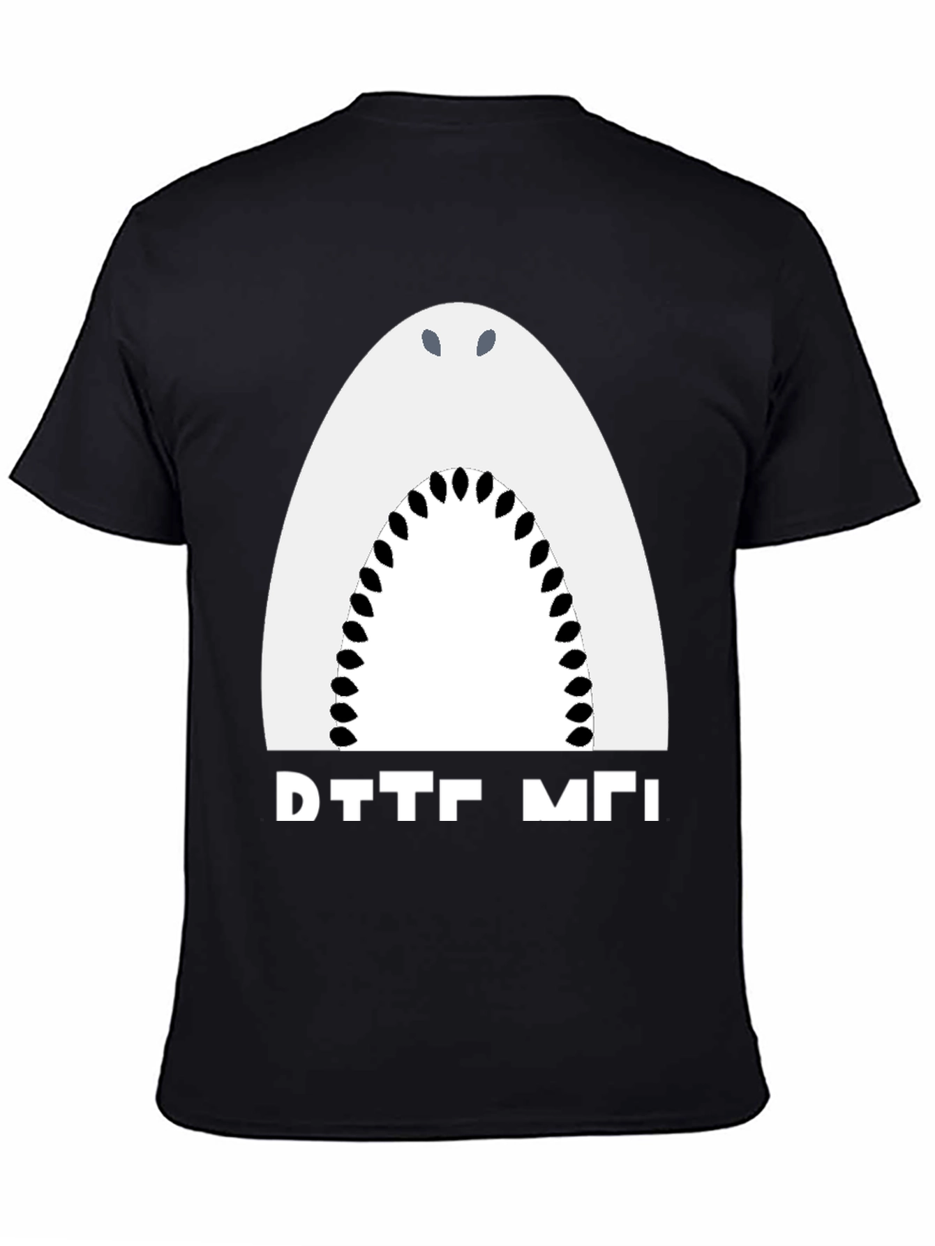 Shark Bite Me Funny Graphic Tee
