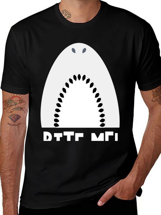 Shark Bite Me Funny Graphic Tee