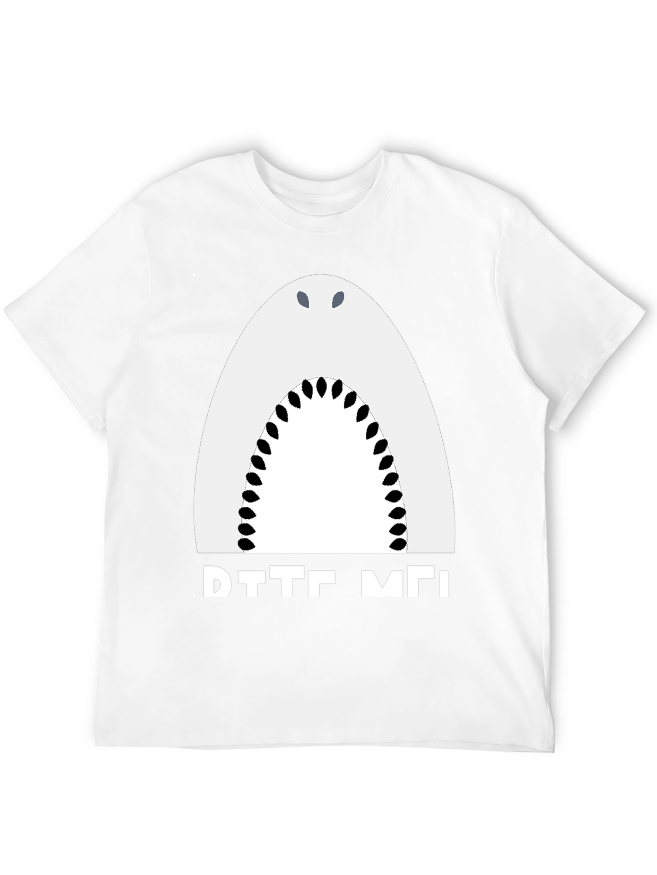 Shark Bite Me Funny Graphic Tee