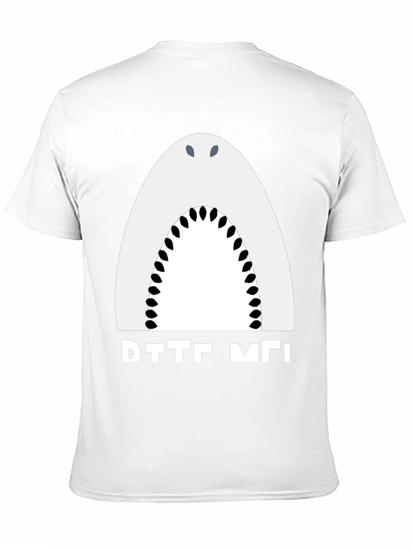 Shark Bite Me Funny Graphic Tee