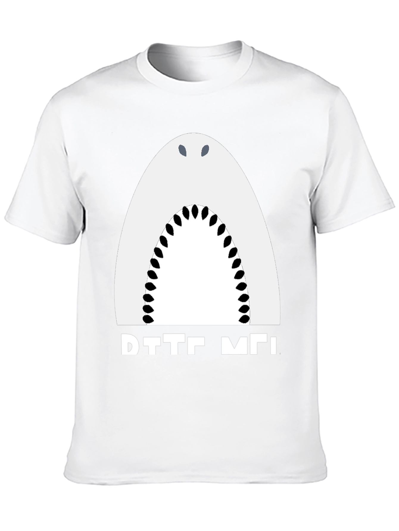 Shark Bite Me Funny Graphic Tee
