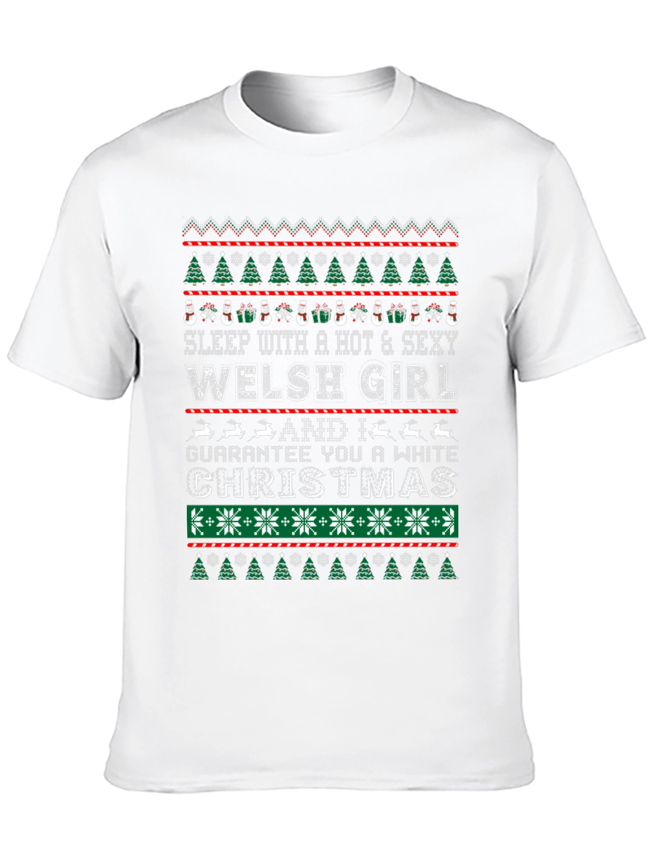 Welsh Girl Christmas Graphic Tee