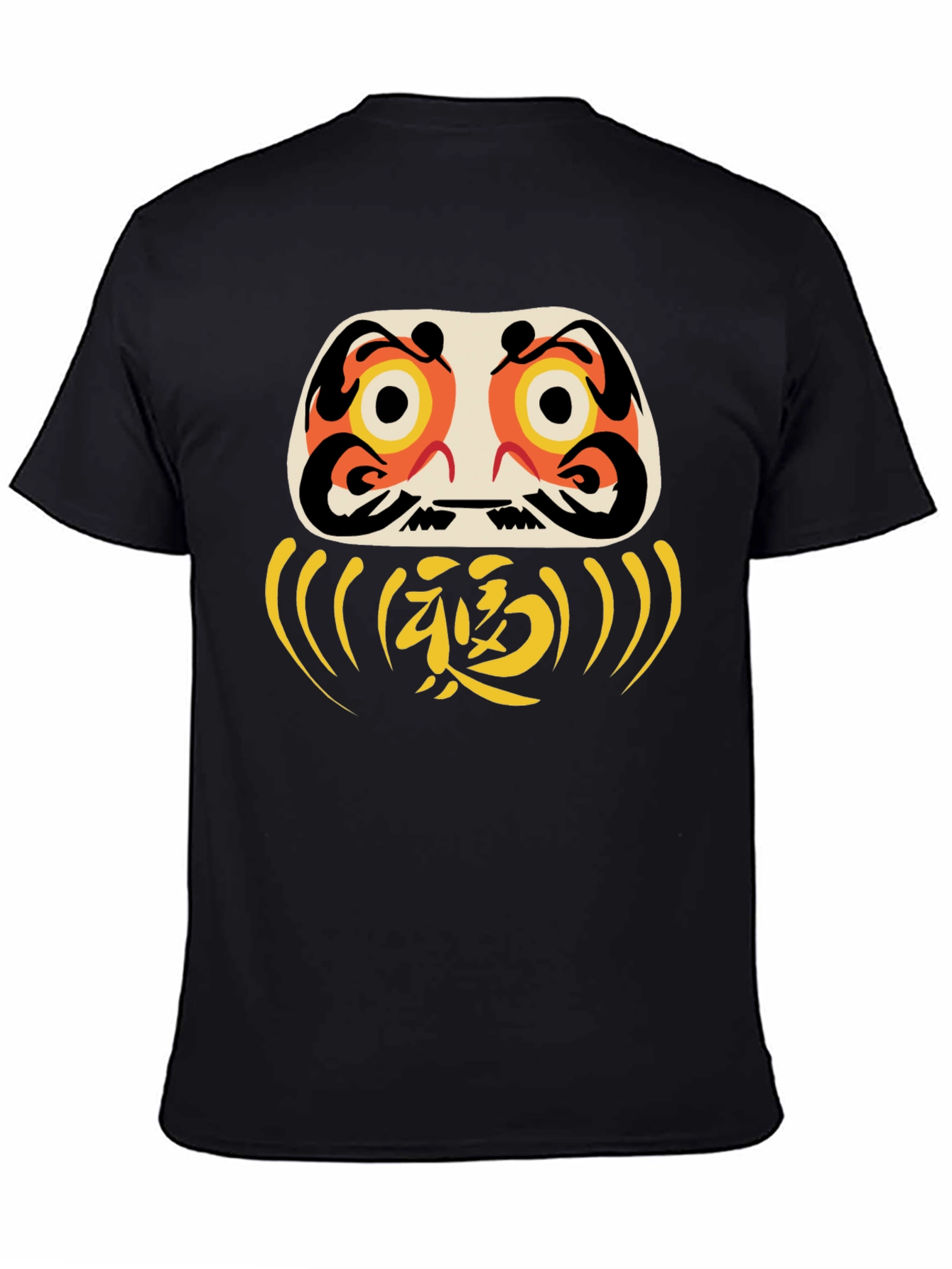 Daruma Doll Graphic Tee - Good Luck Shirt