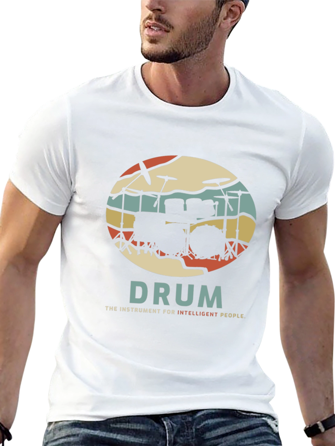 Drum Instrument T-Shirt for Intelligent People