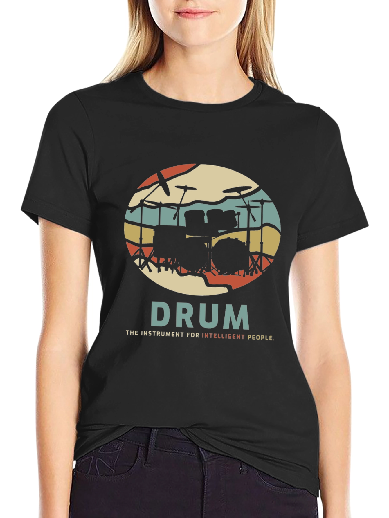 Drum Instrument T-Shirt for Intelligent People