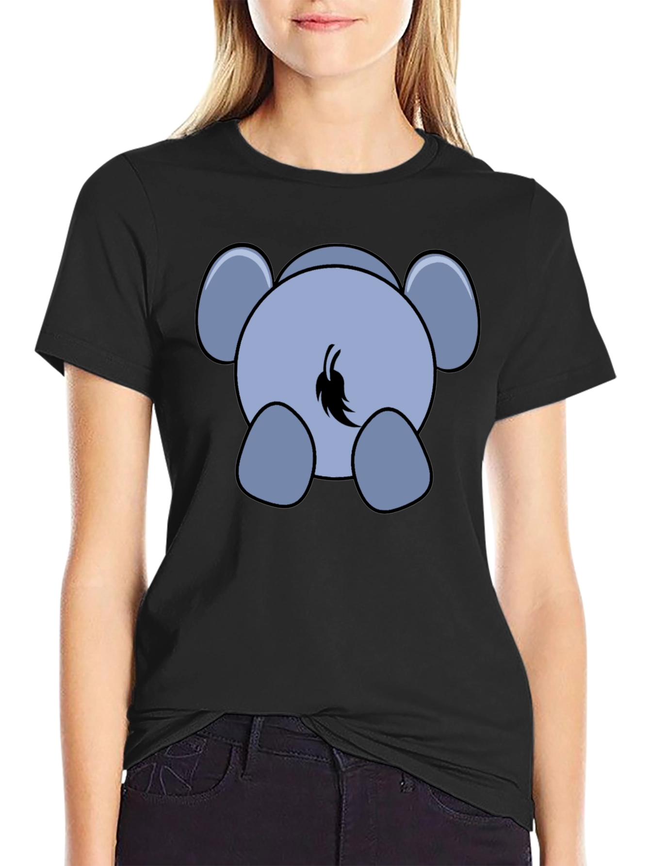Elephant Tail T-Shirt: Funny Graphic Tee