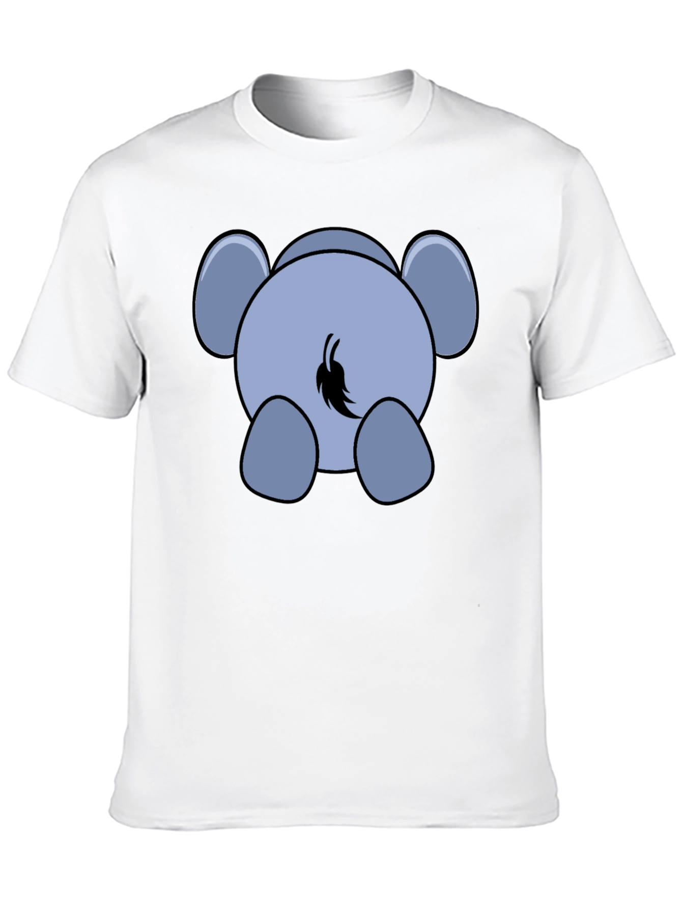 Elephant Tail T-Shirt: Funny Graphic Tee