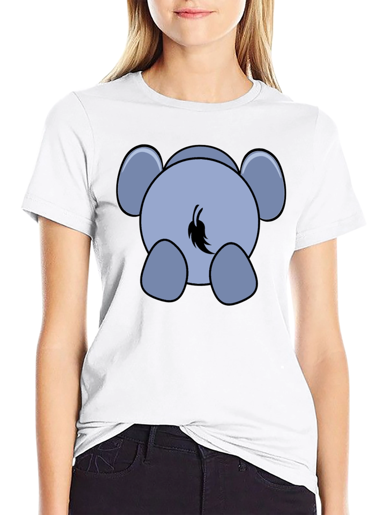 Elephant Tail T-Shirt: Funny Graphic Tee