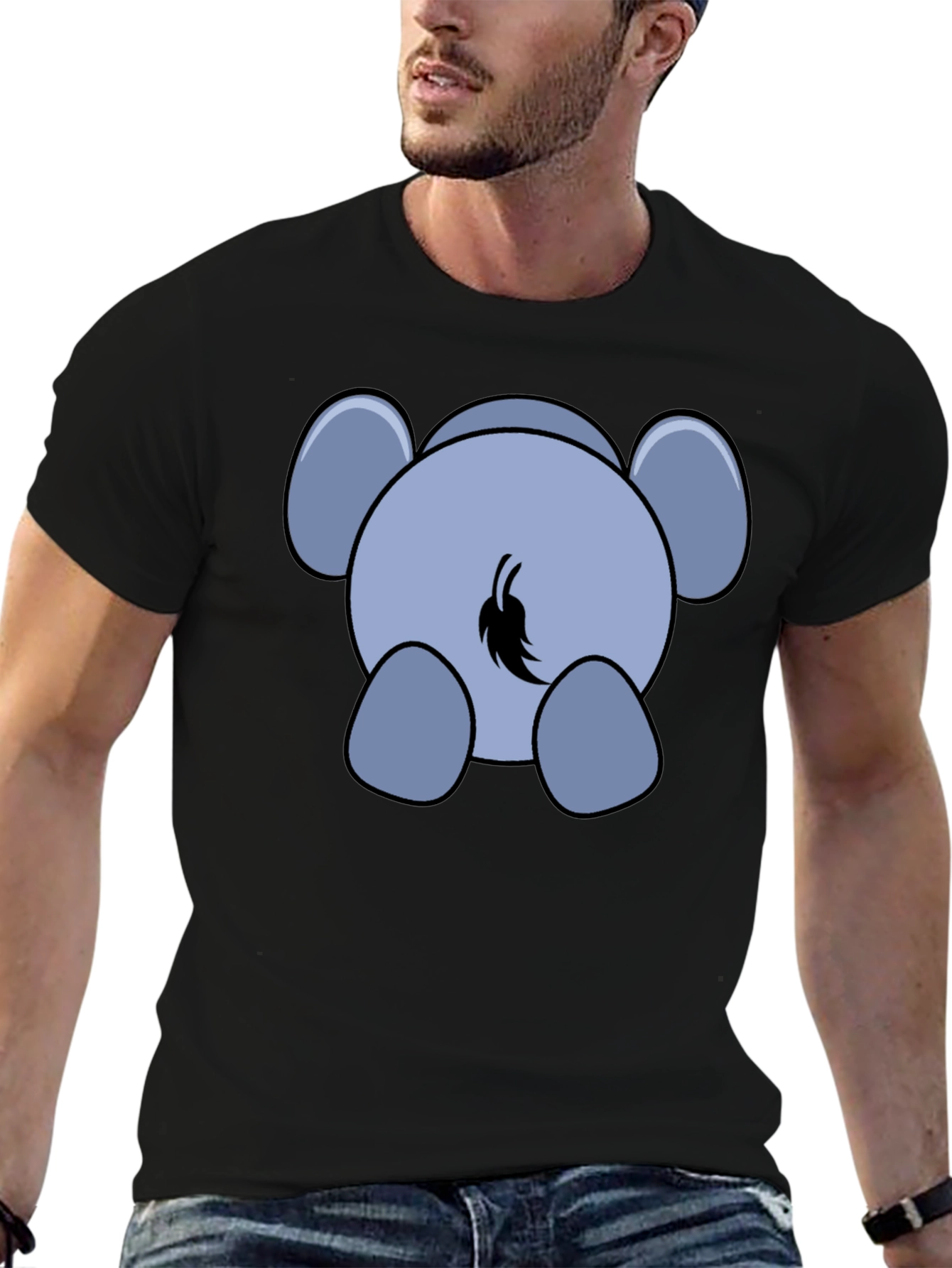 Elephant Tail T-Shirt: Funny Graphic Tee