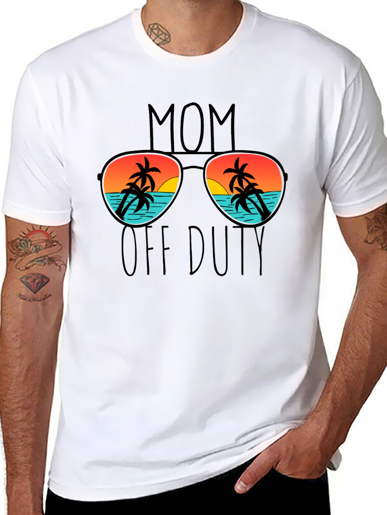 Mom Off Duty Graphic T-Shirt