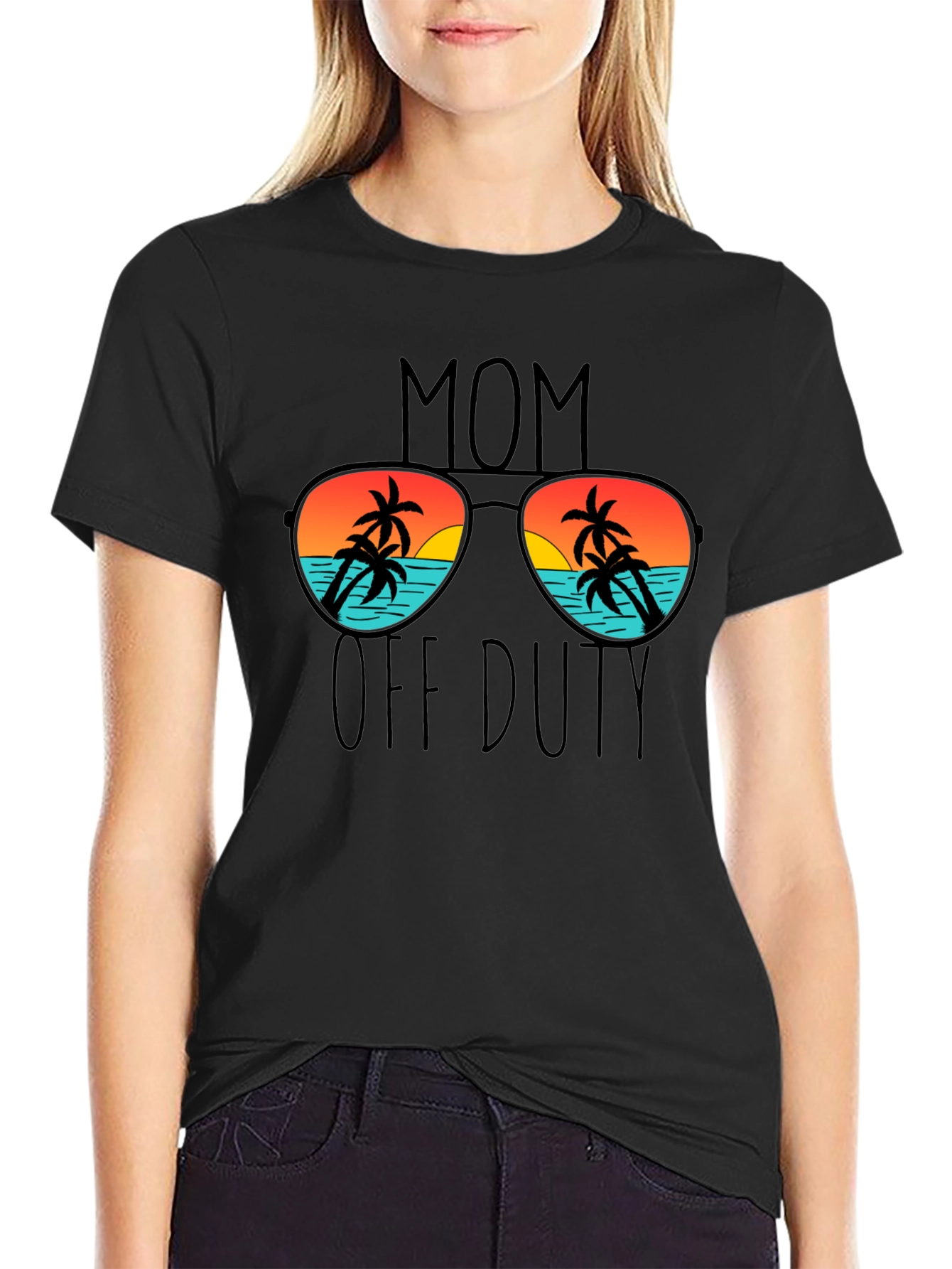 Mom Off Duty Graphic T-Shirt