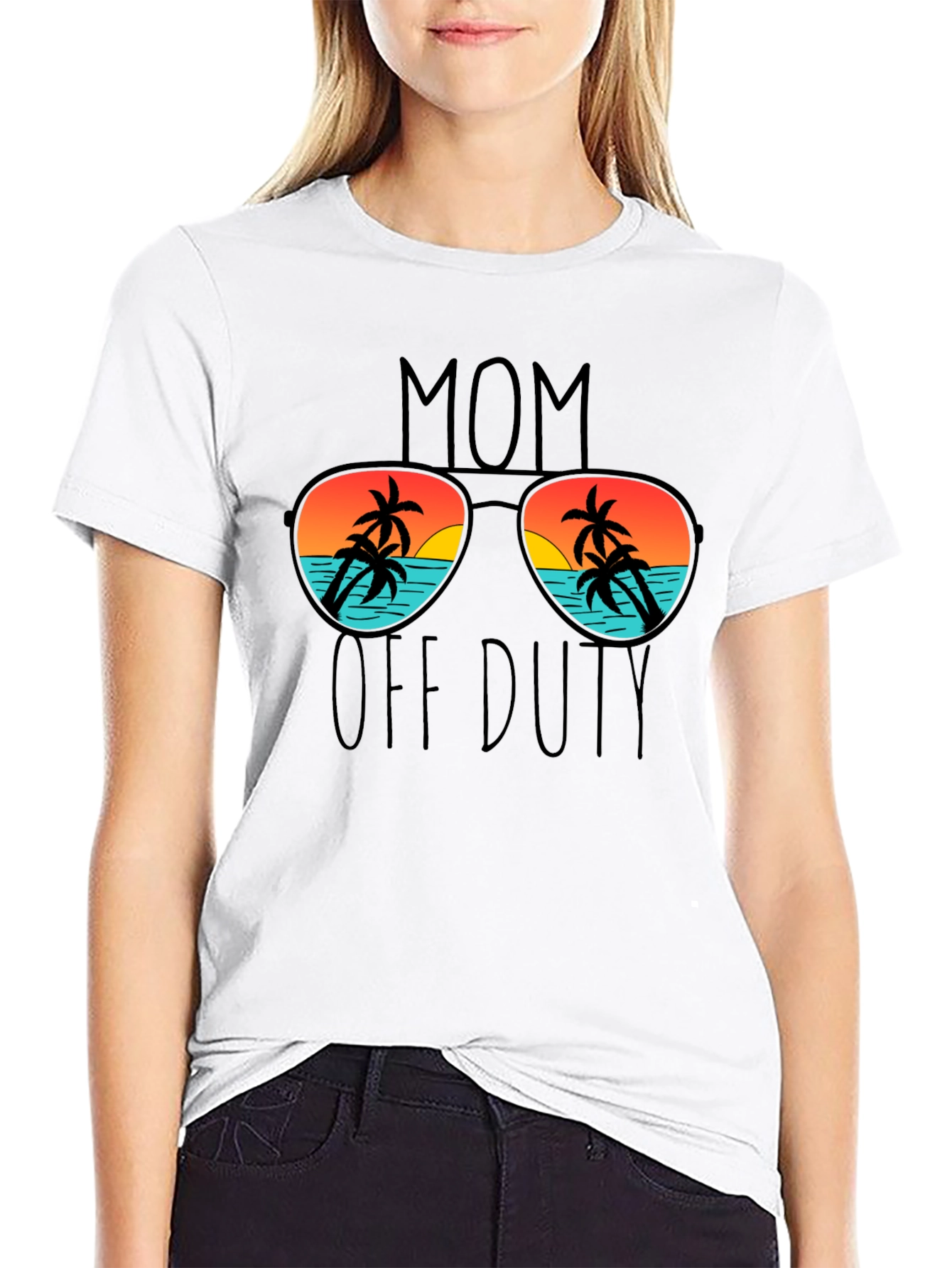 Mom Off Duty Graphic T-Shirt