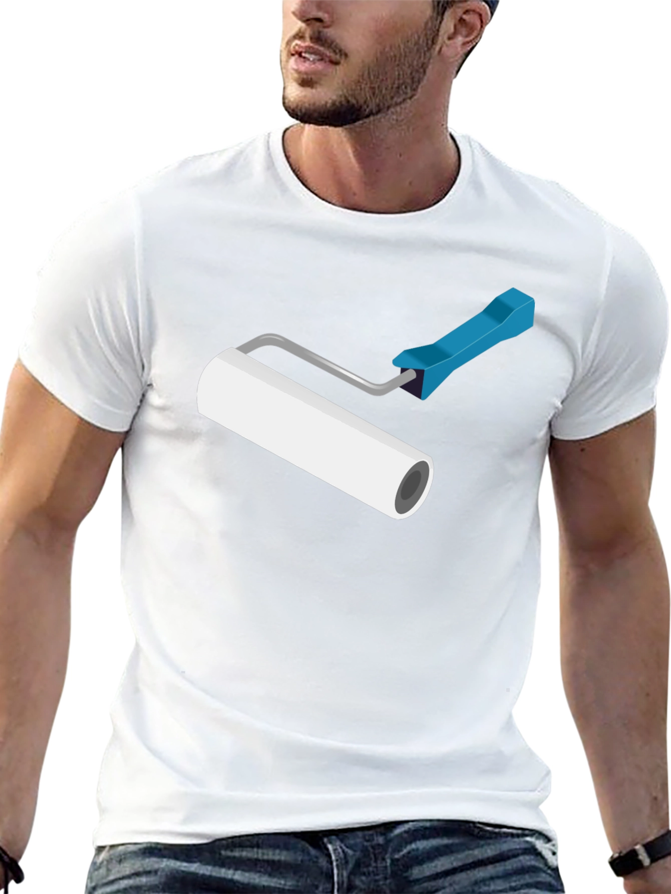 Paint Roller Graphic T-Shirt