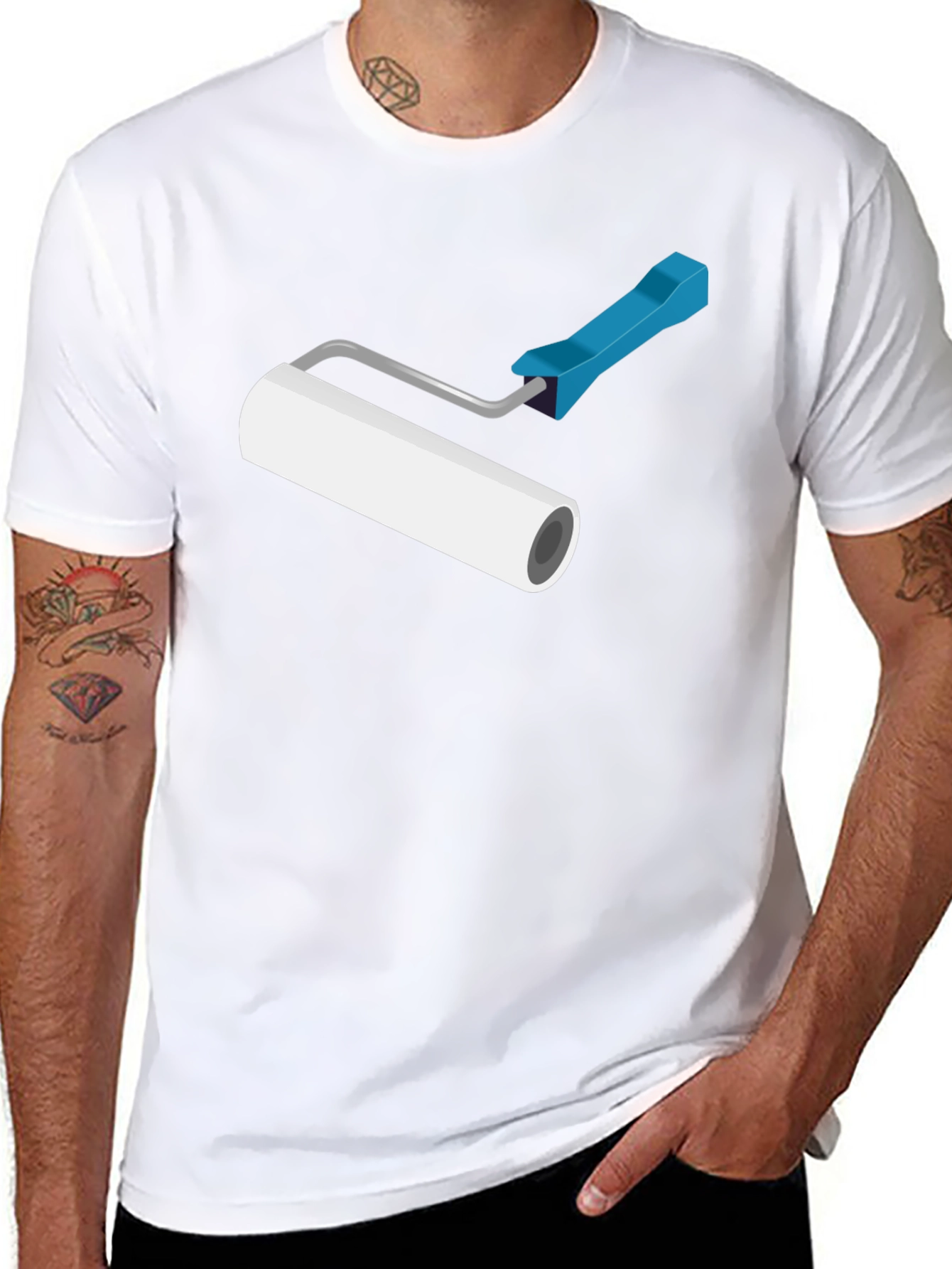Paint Roller Graphic T-Shirt