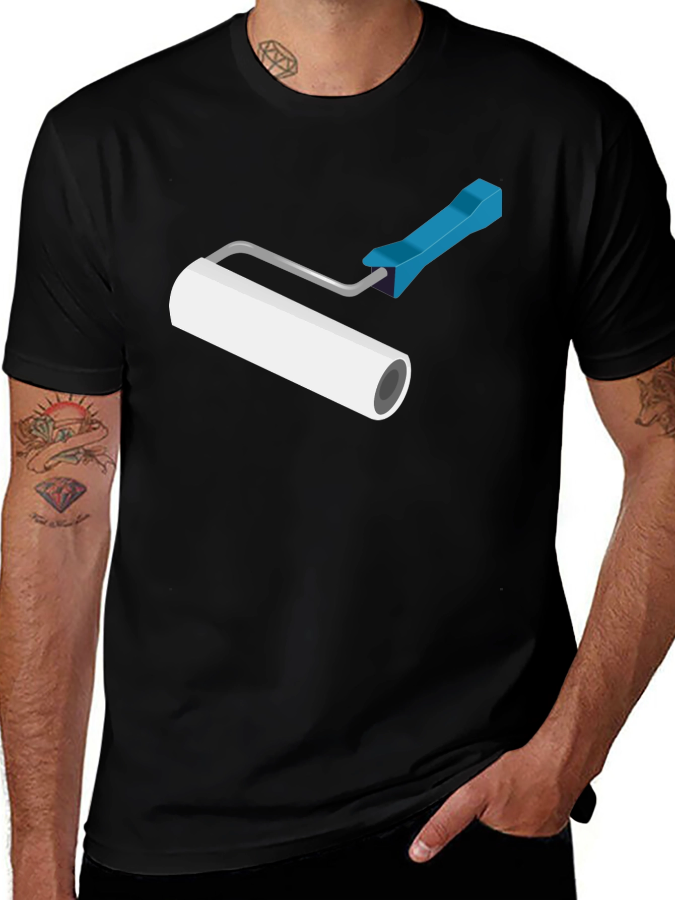 Paint Roller Graphic T-Shirt