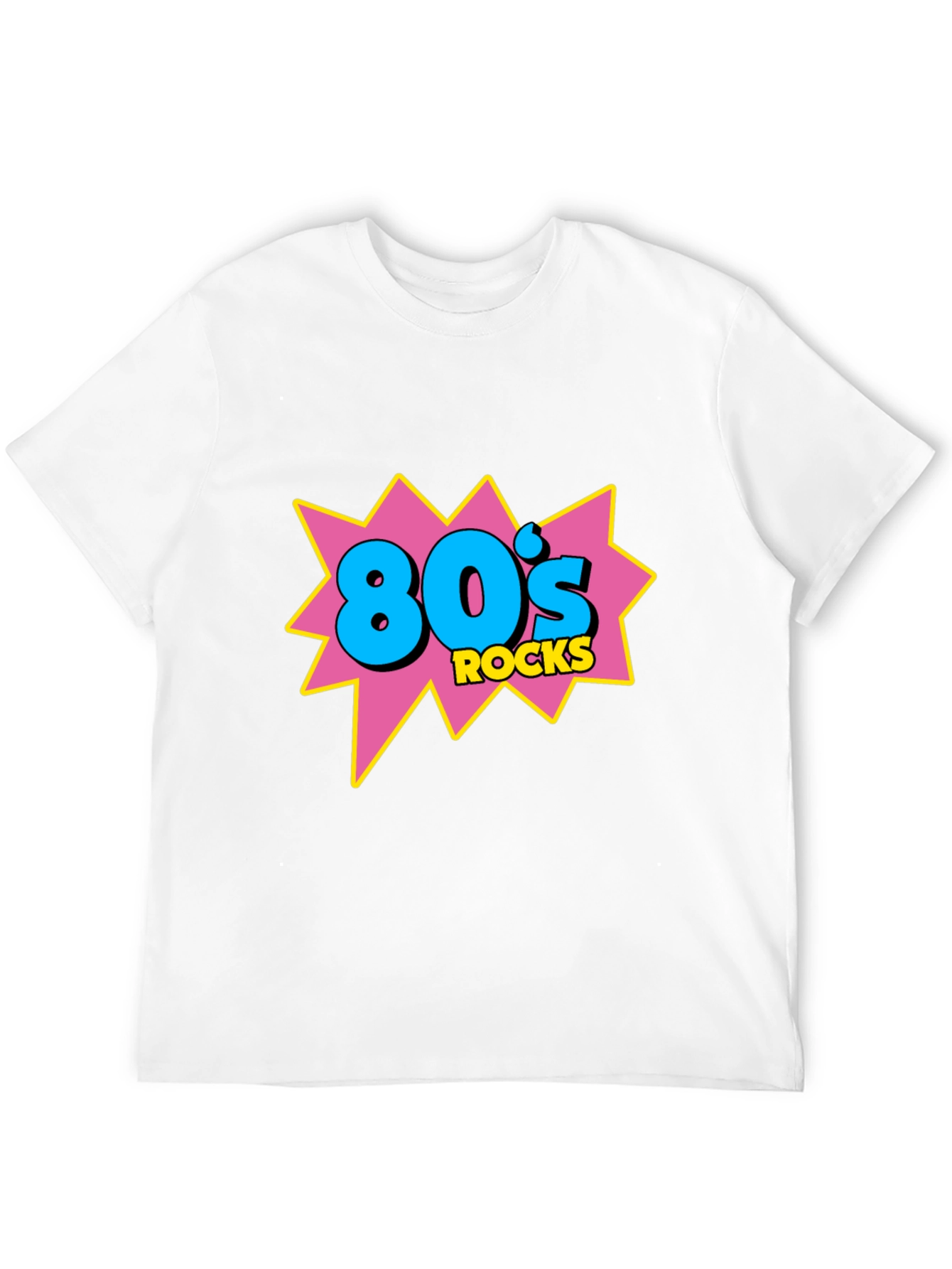 80s Rocks Graphic Tee - Retro Style