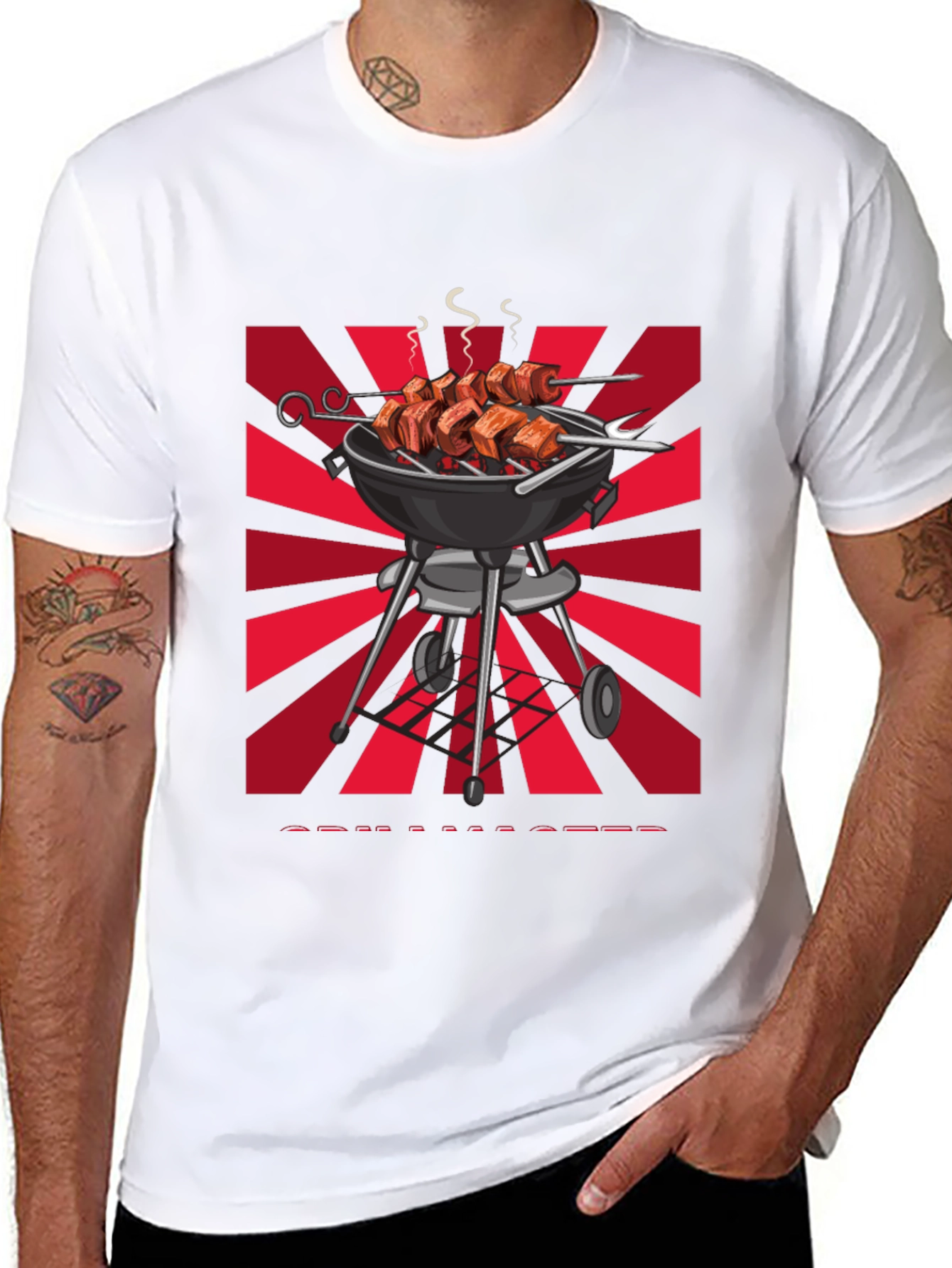 BBQ Grillmaster Graphic Tee - Grilling Season