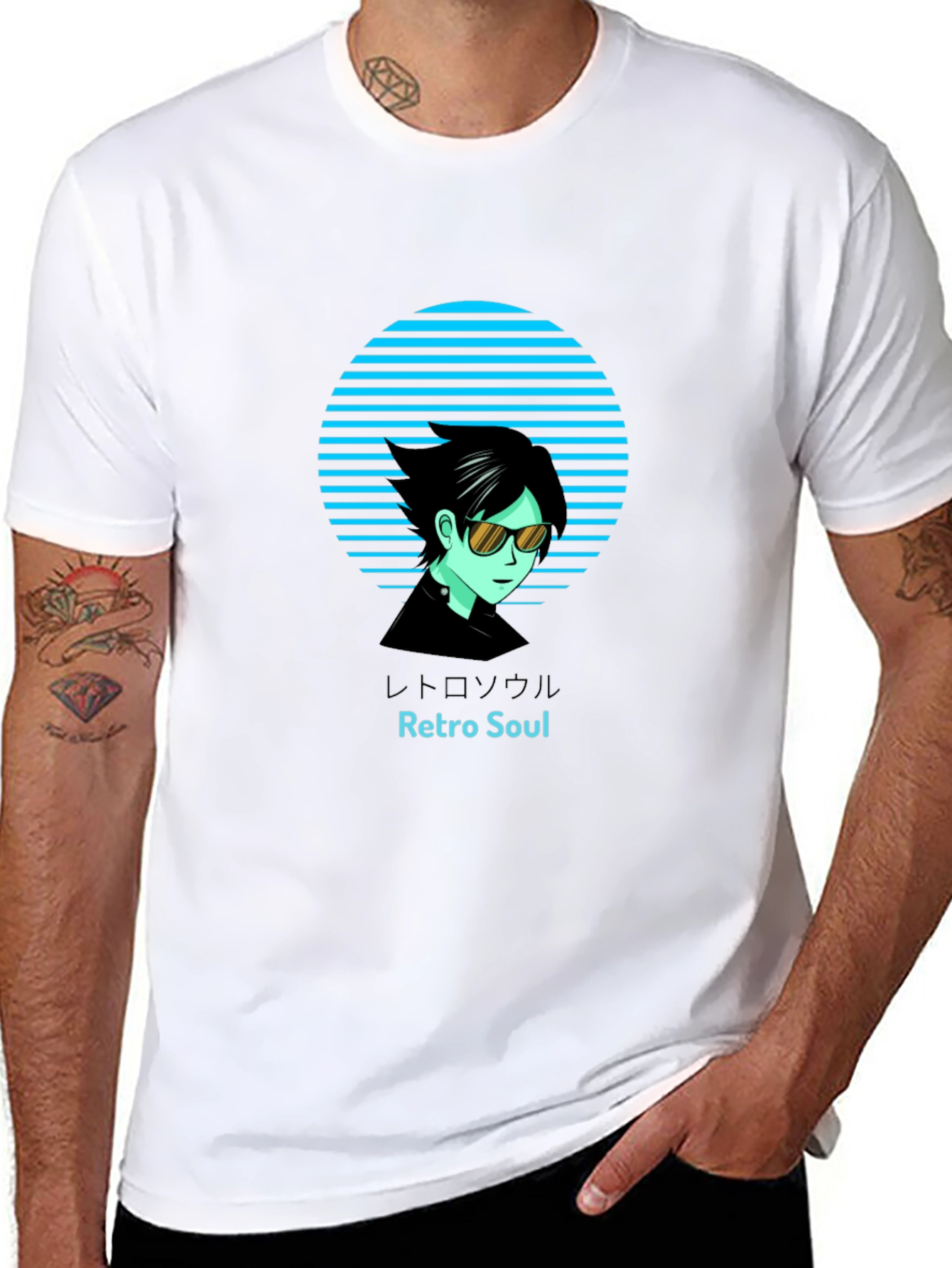 Retro Soul T-Shirt - Anime Style