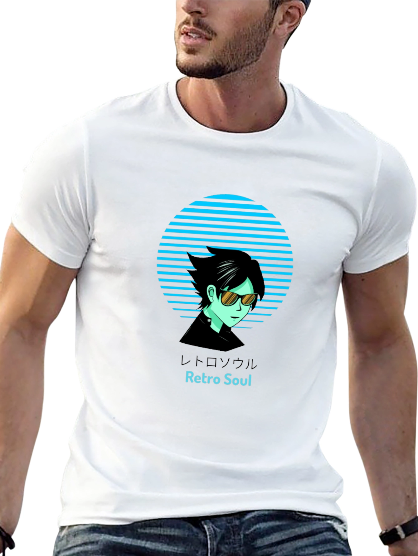 Retro Soul T-Shirt - Anime Style