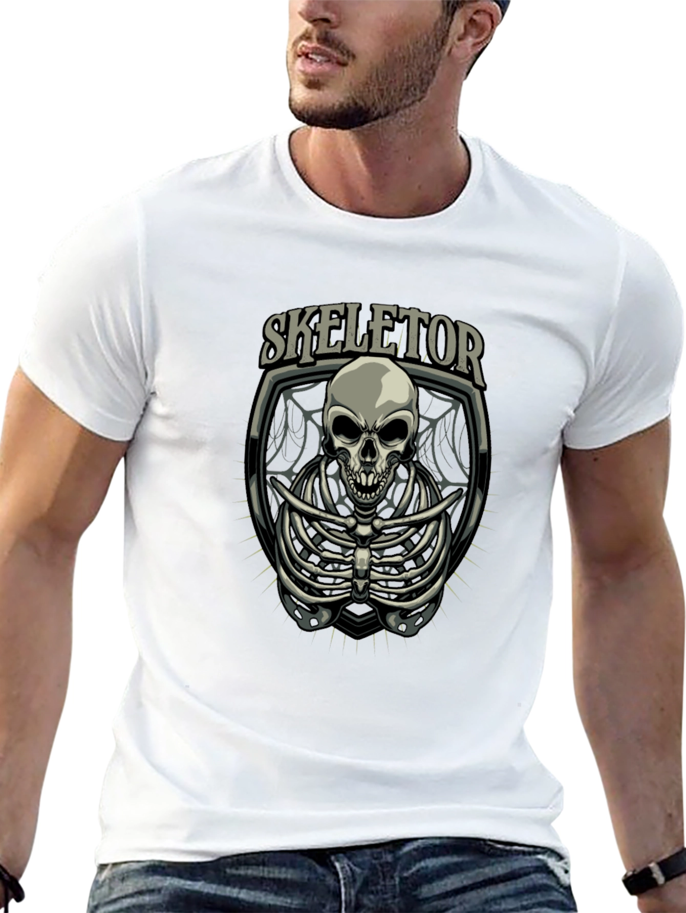 Skeletor Graphic T-Shirt - Dark Humor Tee
