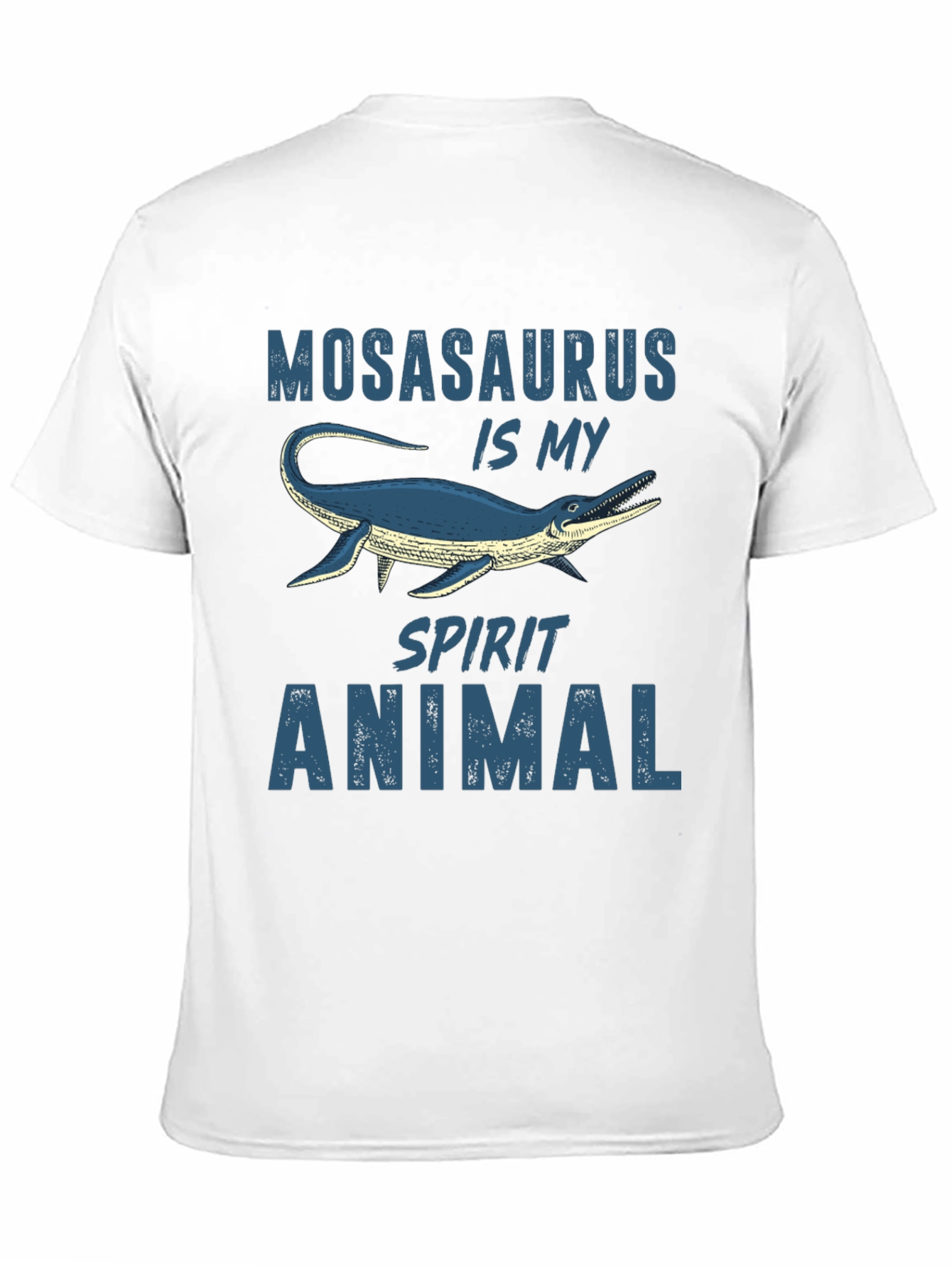 Mosasaurus Spirit Animal Graphic Tee - Black