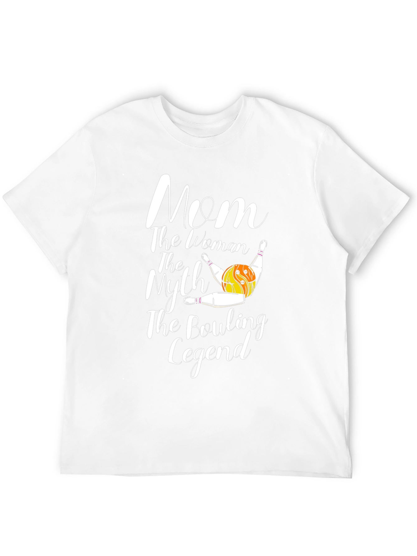 Mom The Bowling Legend Graphic T-Shirt