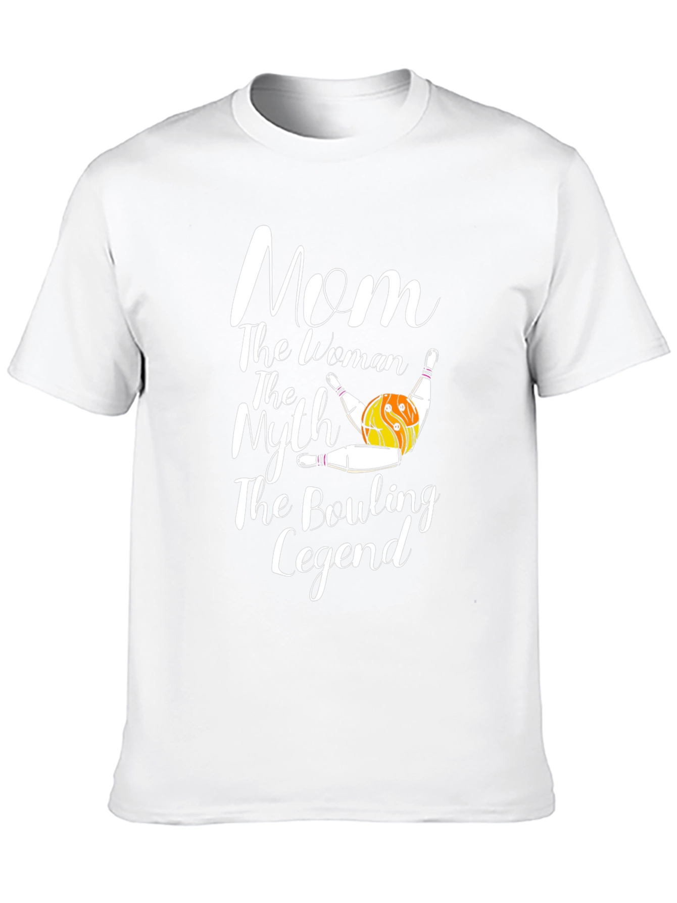 Mom The Bowling Legend Graphic T-Shirt